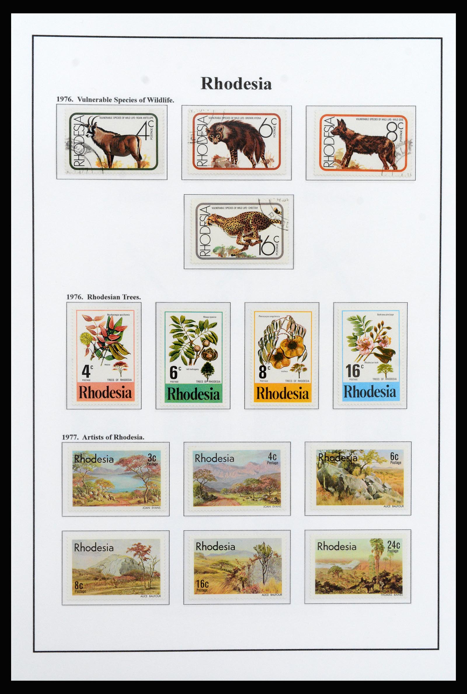 37245 038 - Postzegelverzameling 37245 Engelse koloniën 1885-1966.