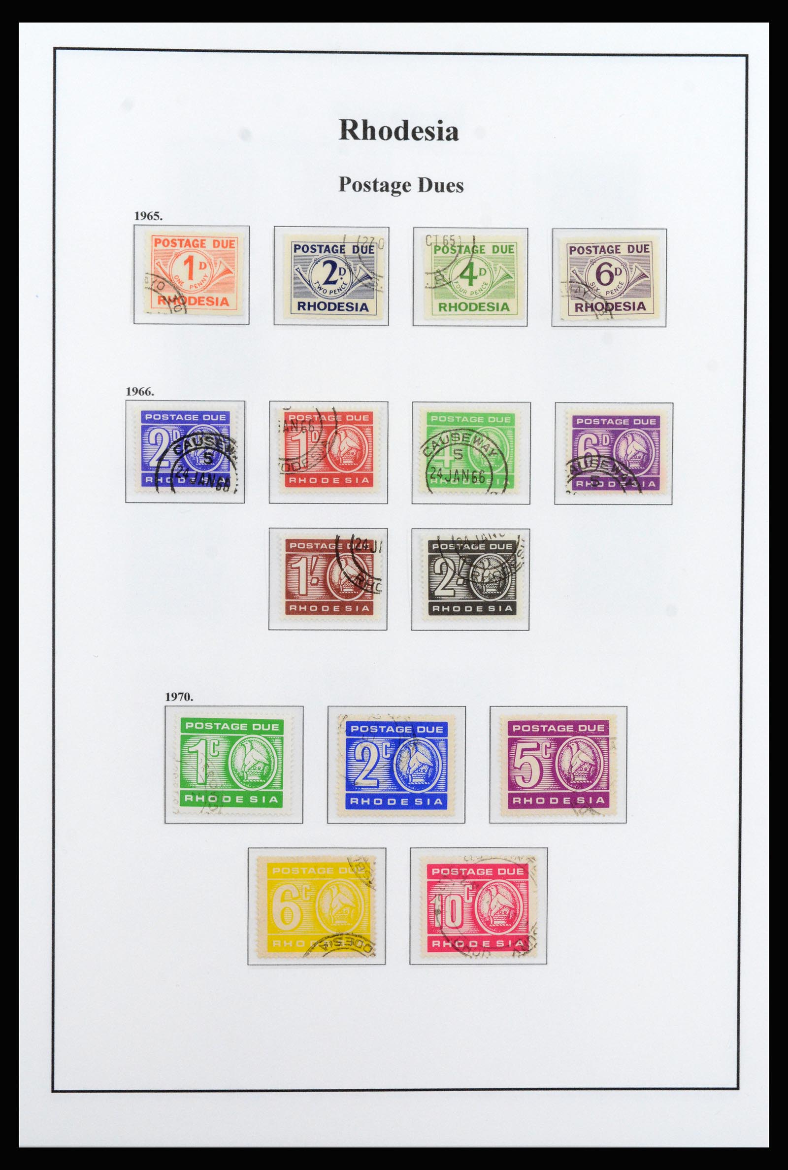 37245 041 - Postzegelverzameling 37245 Engelse koloniën 1885-1966.