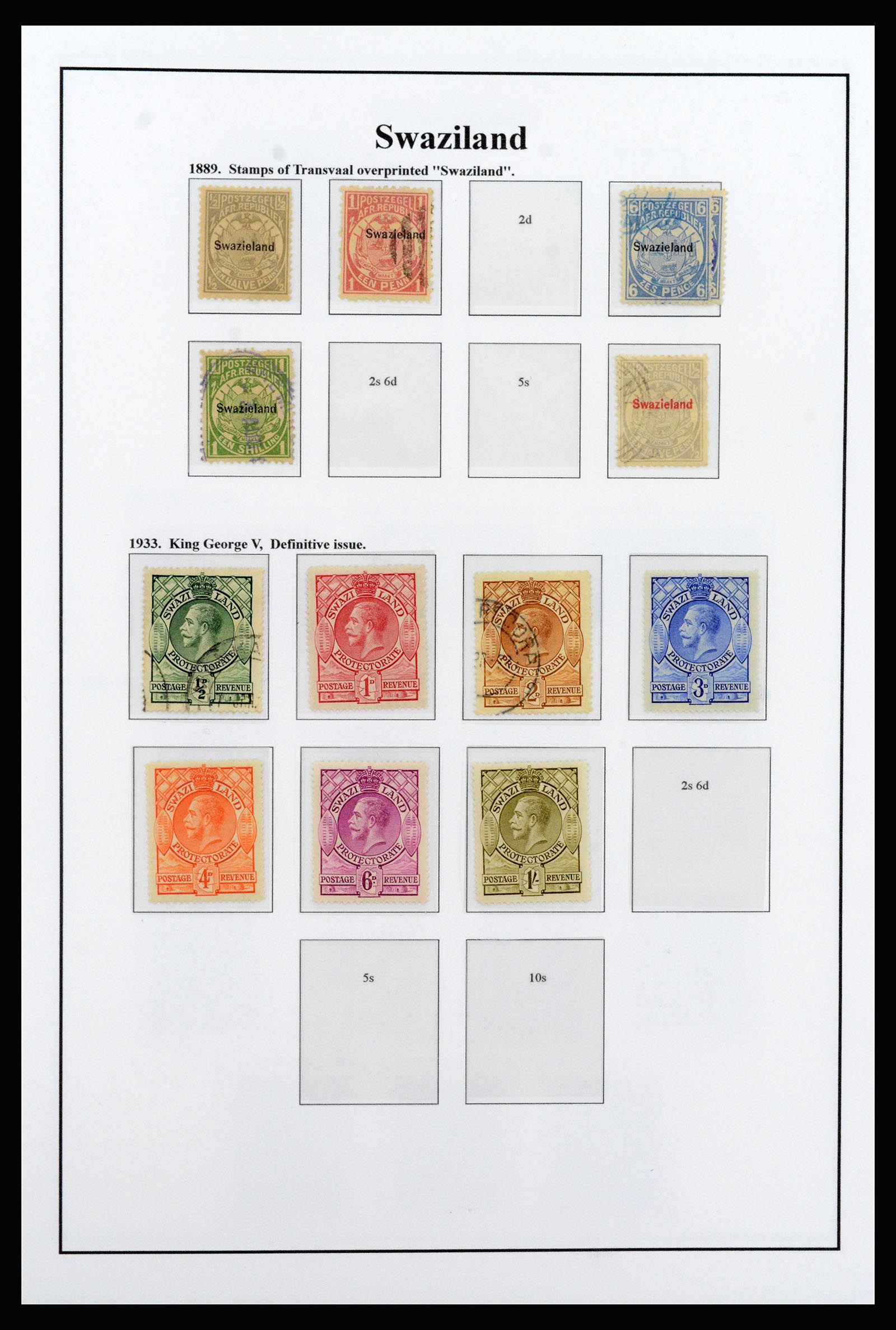 37245 042 - Postzegelverzameling 37245 Engelse koloniën 1885-1966.