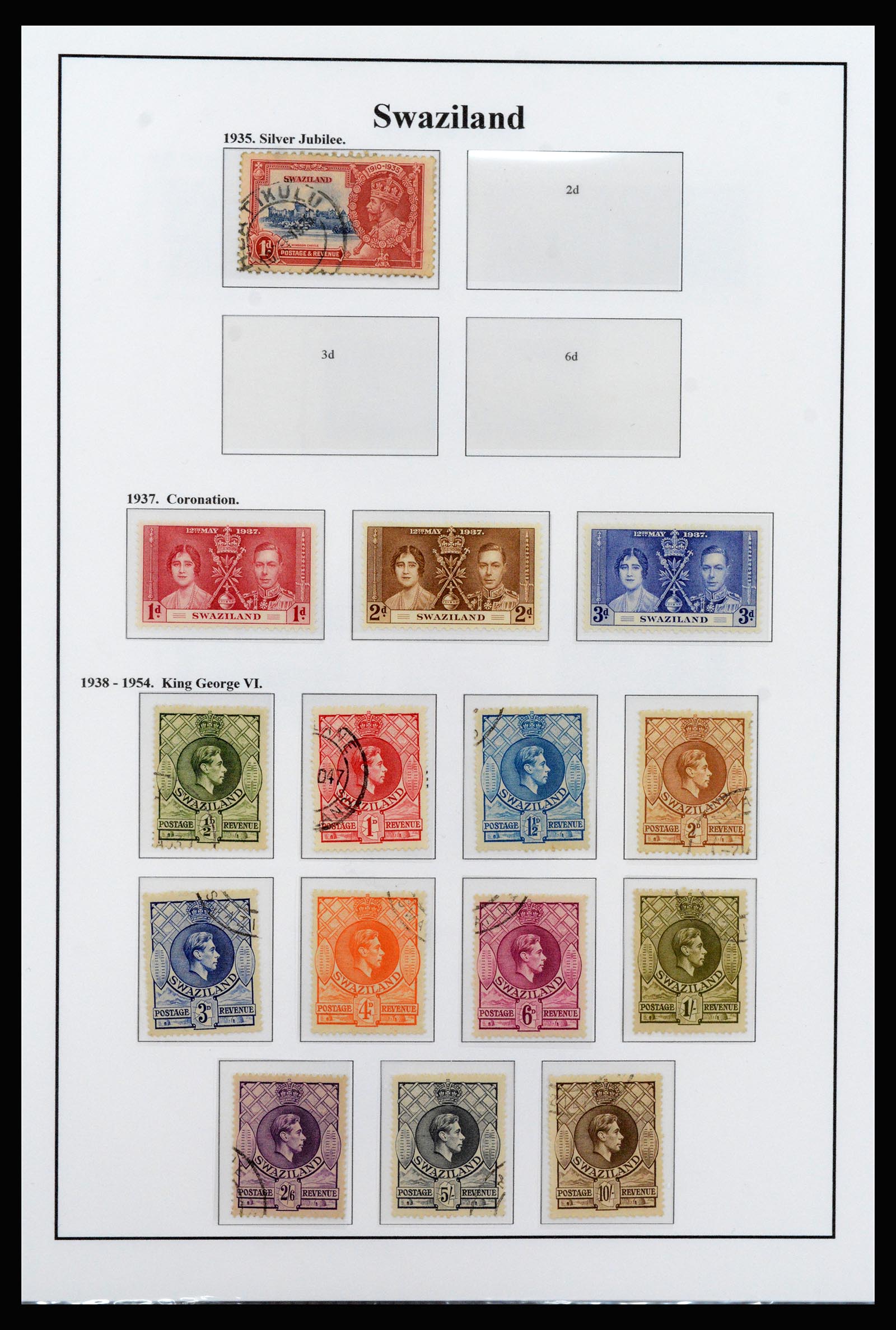 37245 043 - Postzegelverzameling 37245 Engelse koloniën 1885-1966.