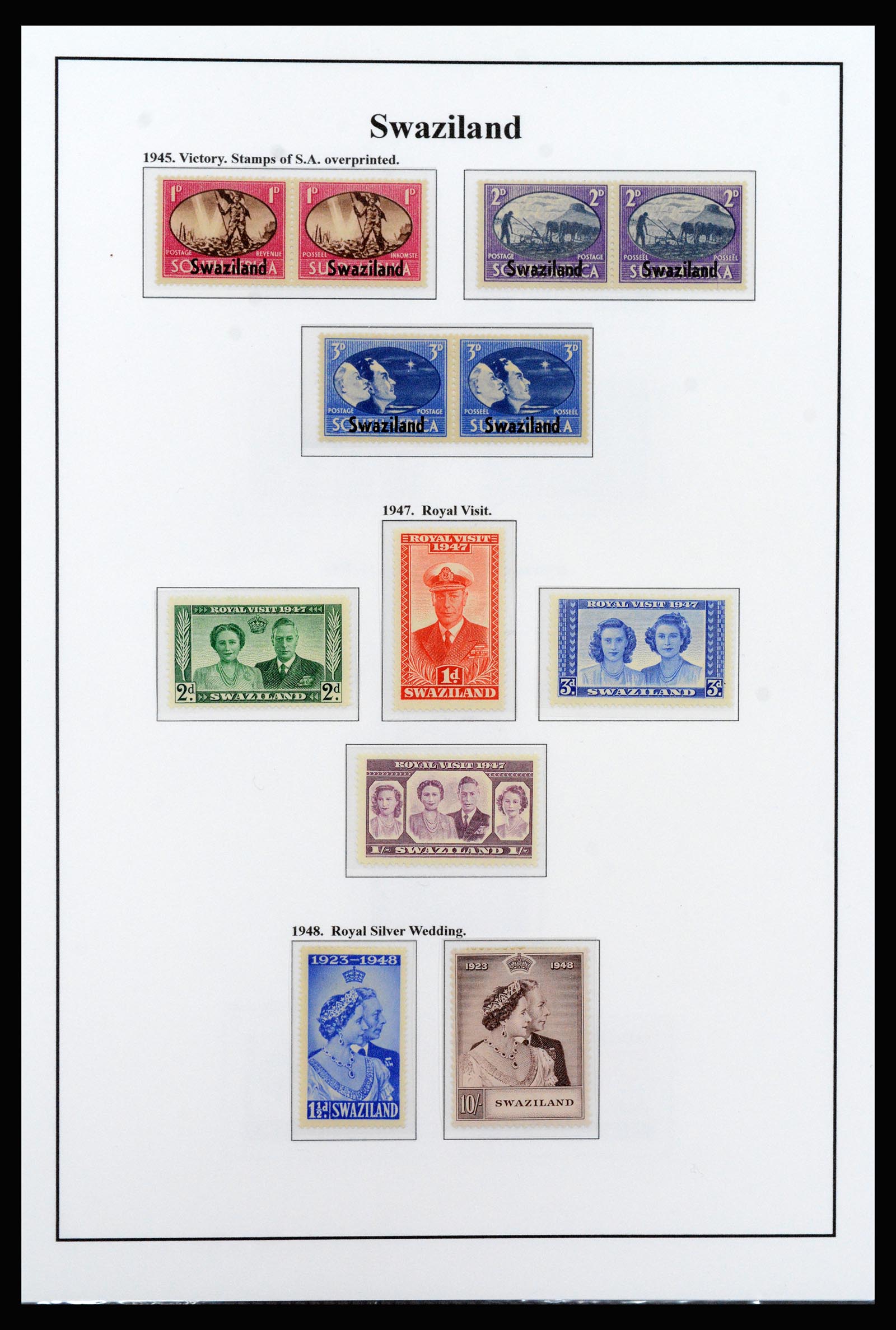 37245 044 - Postzegelverzameling 37245 Engelse koloniën 1885-1966.