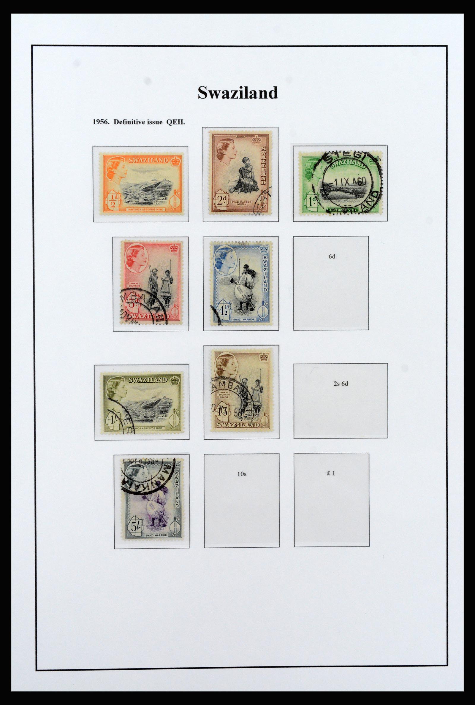 37245 046 - Postzegelverzameling 37245 Engelse koloniën 1885-1966.
