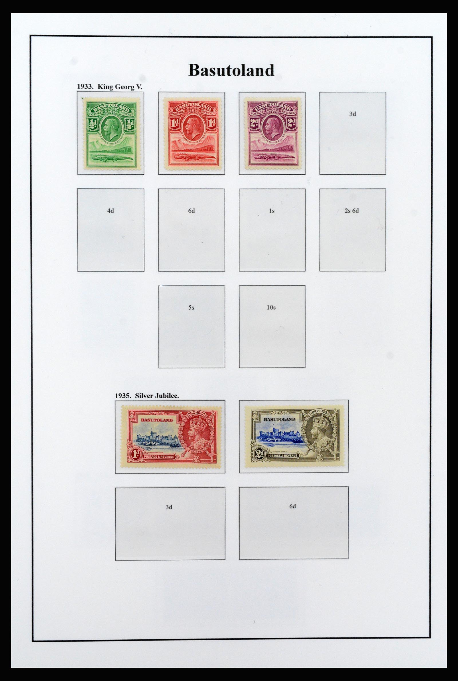 37245 051 - Postzegelverzameling 37245 Engelse koloniën 1885-1966.