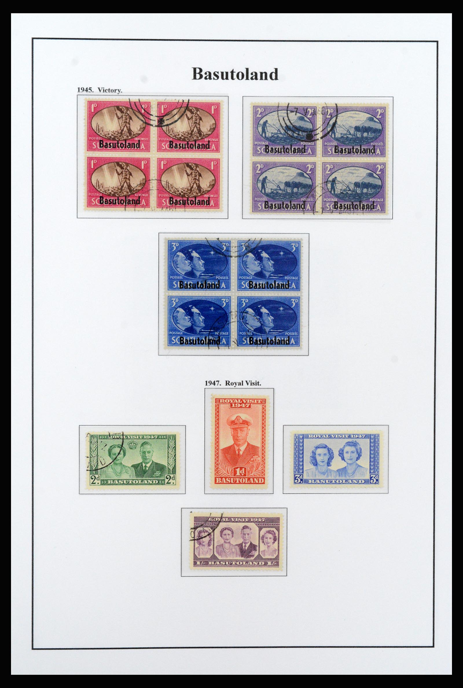 37245 053 - Postzegelverzameling 37245 Engelse koloniën 1885-1966.