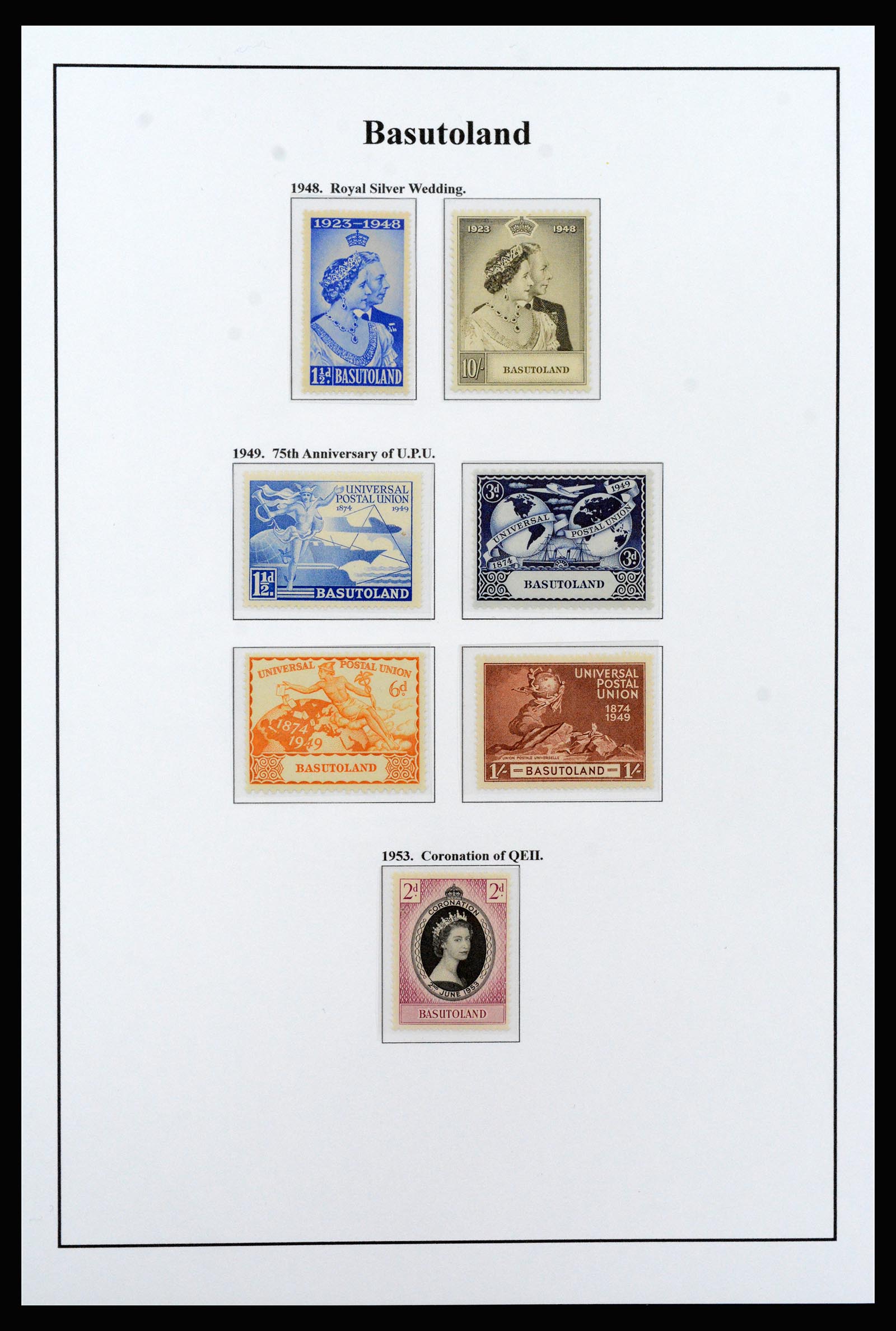 37245 054 - Postzegelverzameling 37245 Engelse koloniën 1885-1966.