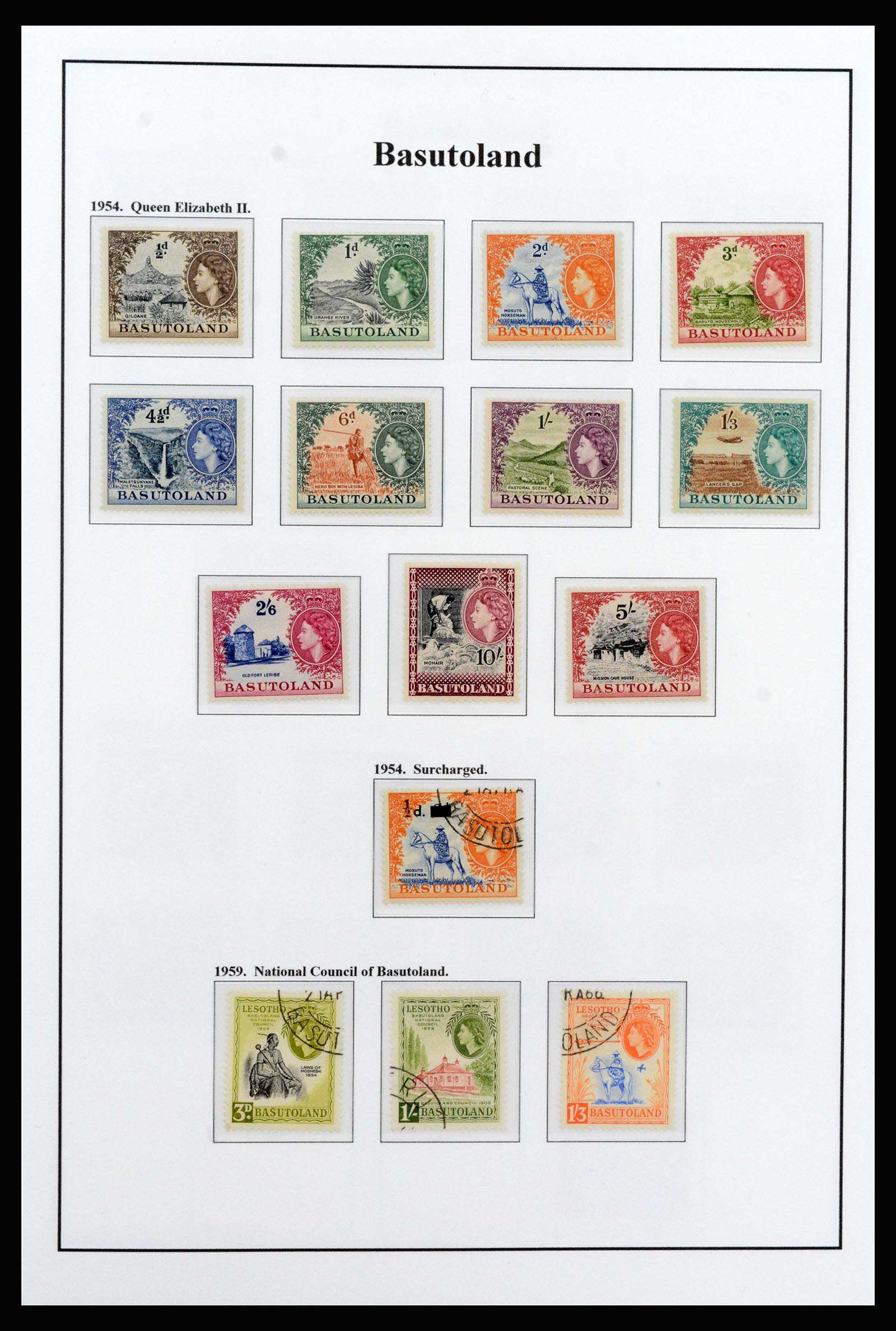 37245 056 - Postzegelverzameling 37245 Engelse koloniën 1885-1966.