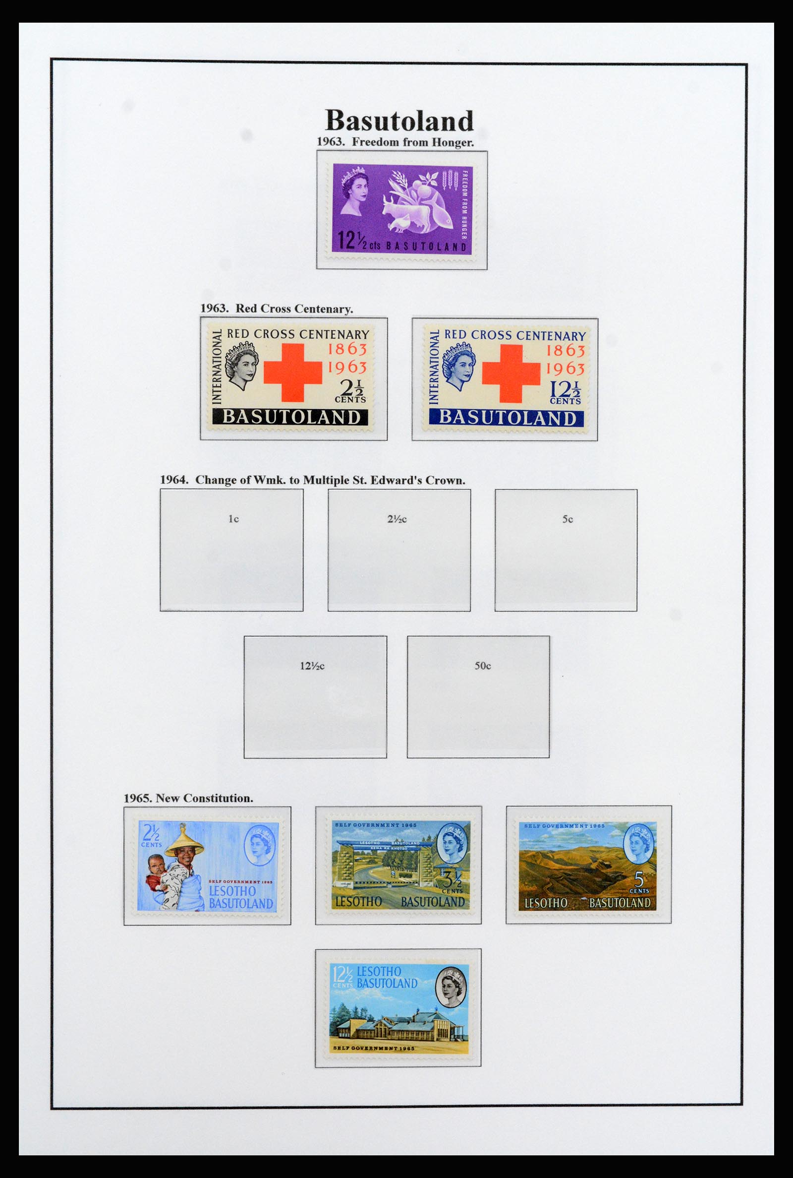 37245 058 - Postzegelverzameling 37245 Engelse koloniën 1885-1966.