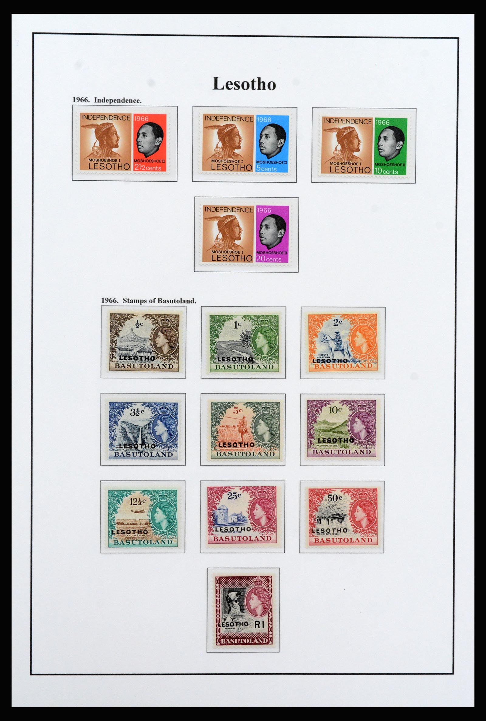 37245 060 - Postzegelverzameling 37245 Engelse koloniën 1885-1966.