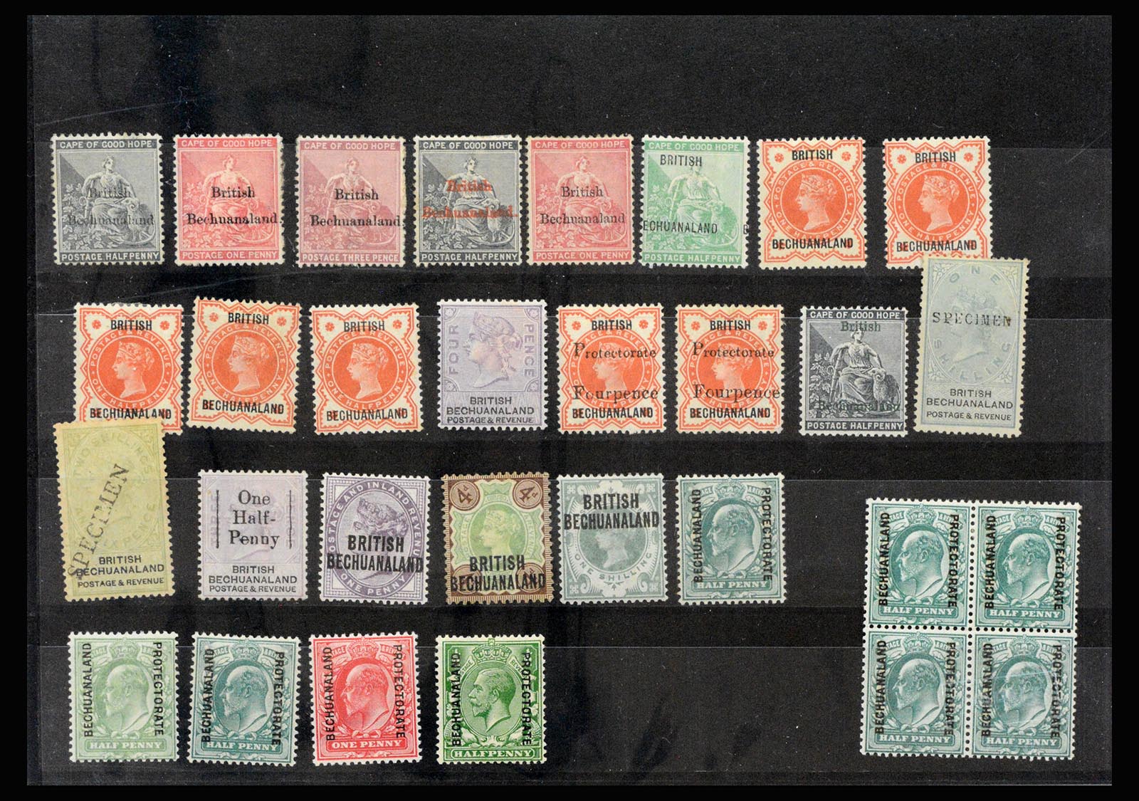 37245 061 - Postzegelverzameling 37245 Engelse koloniën 1885-1966.