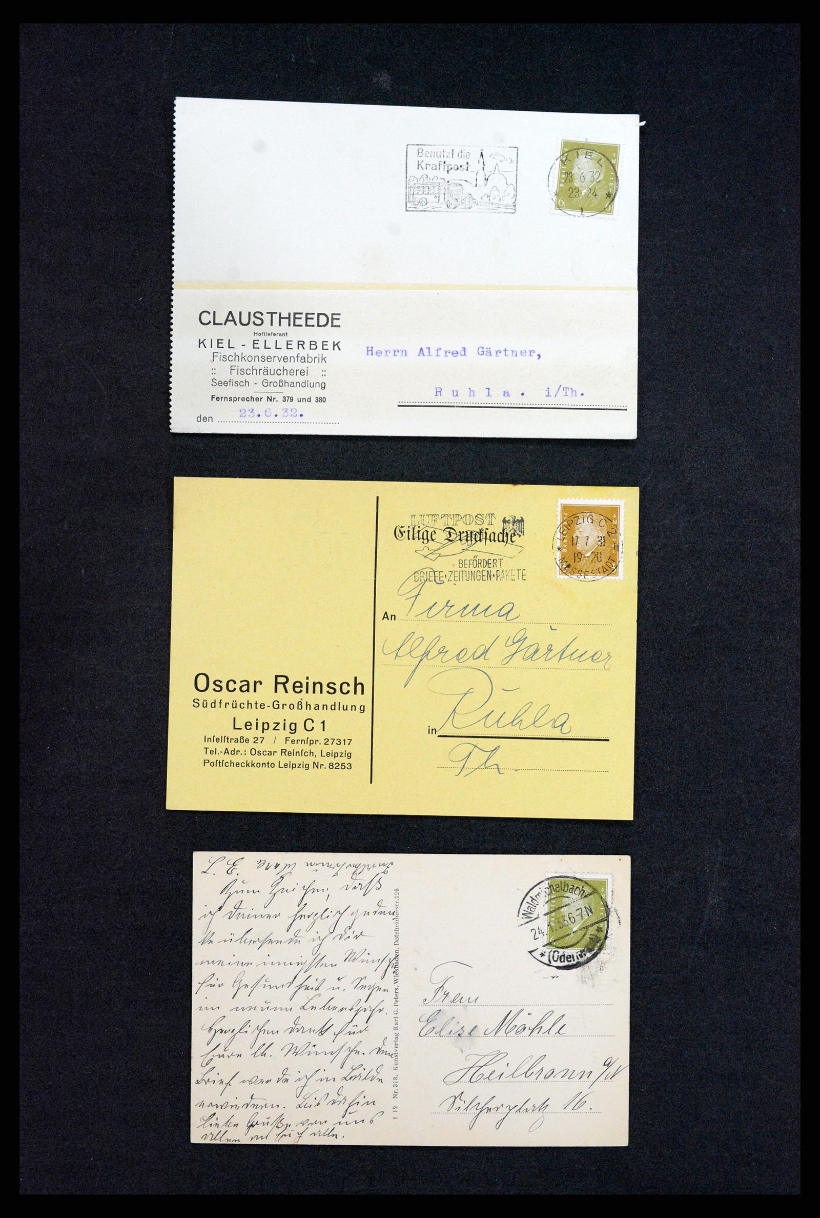 37246 017 - Postzegelverzameling 37246 Duitsland brieven 1900-1950.