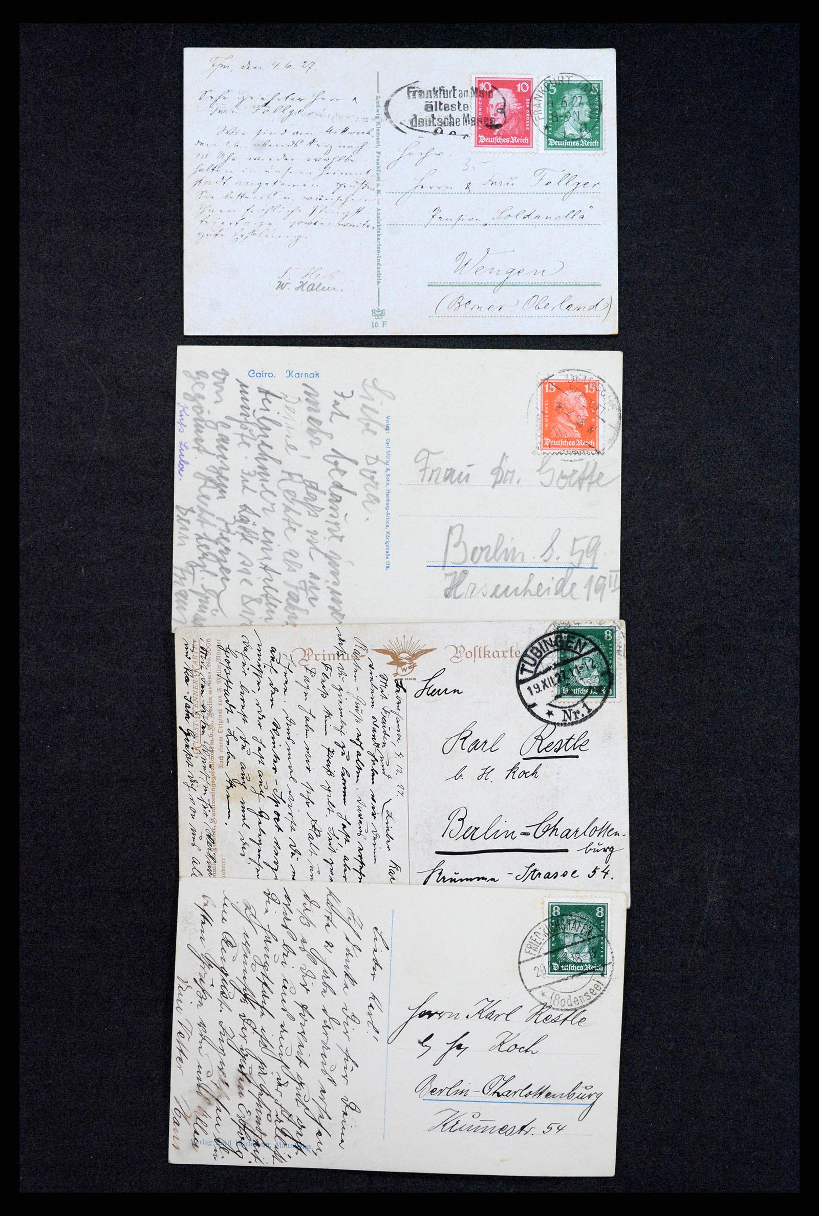 37246 018 - Postzegelverzameling 37246 Duitsland brieven 1900-1950.