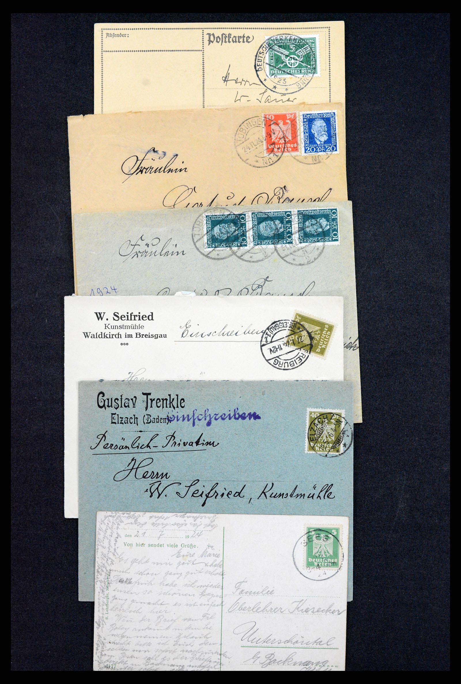 37246 020 - Postzegelverzameling 37246 Duitsland brieven 1900-1950.