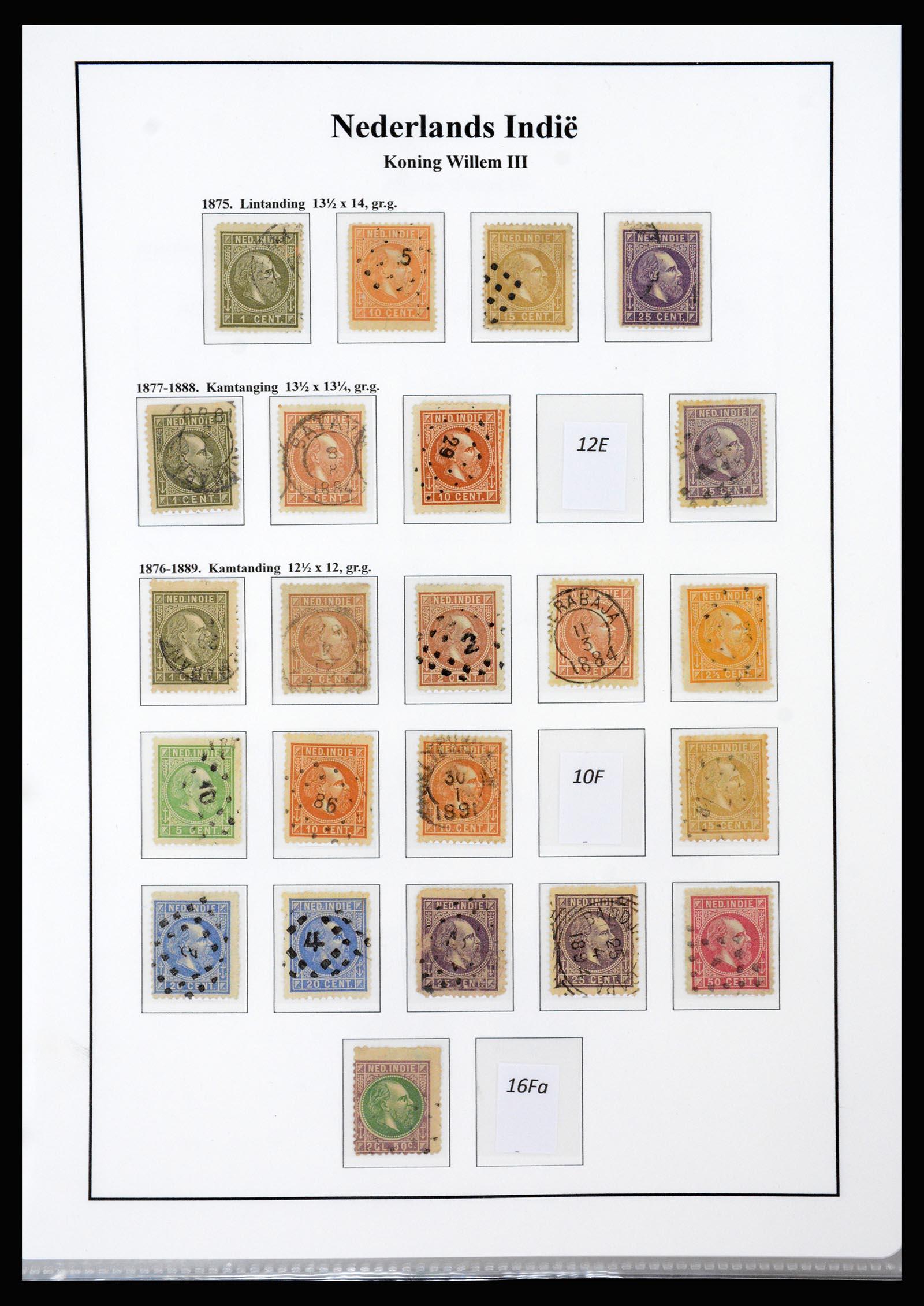 37247 002 - Postzegelverzameling 37247 Nederlands Indië 1864-1949.