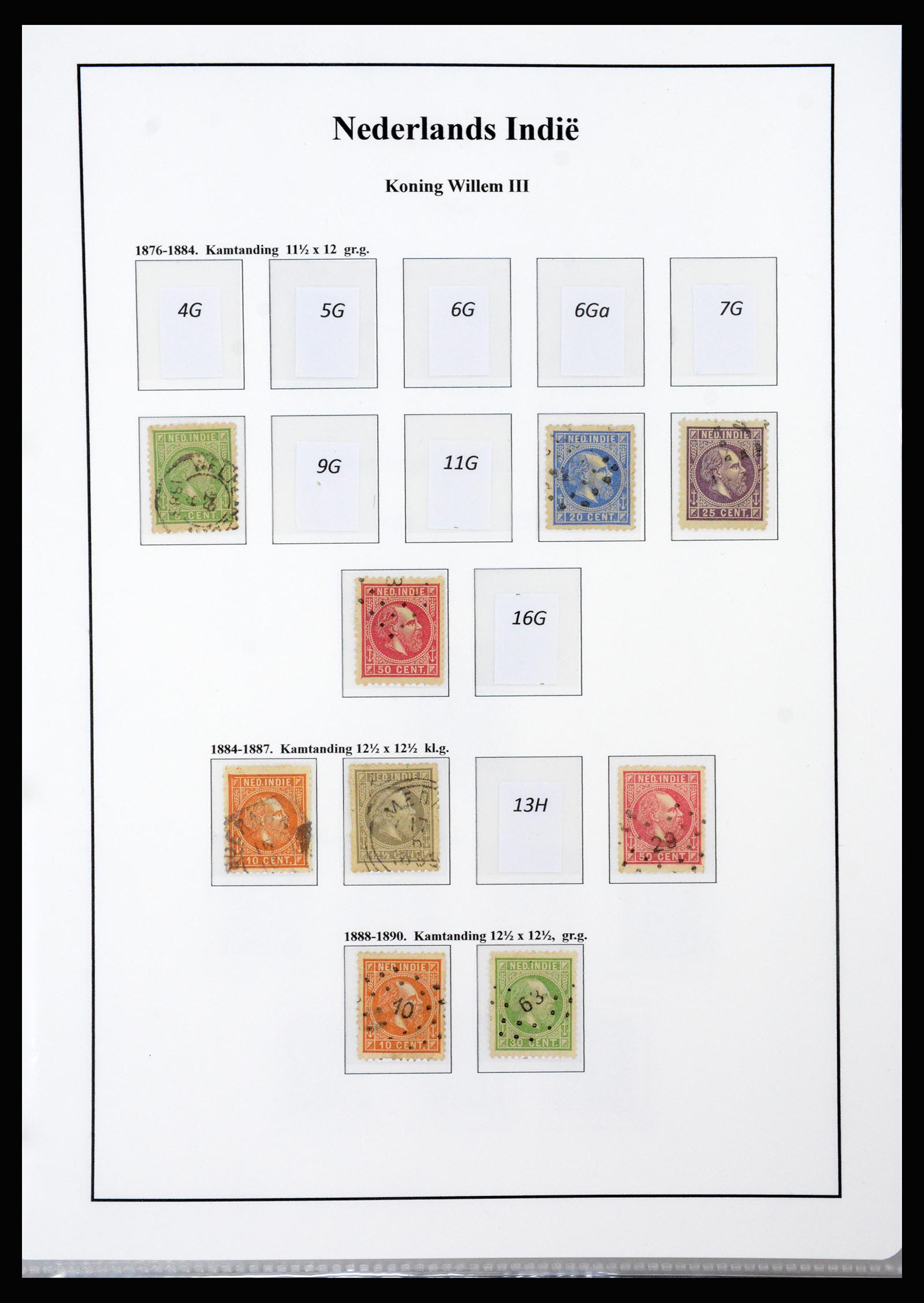 37247 003 - Postzegelverzameling 37247 Nederlands Indië 1864-1949.