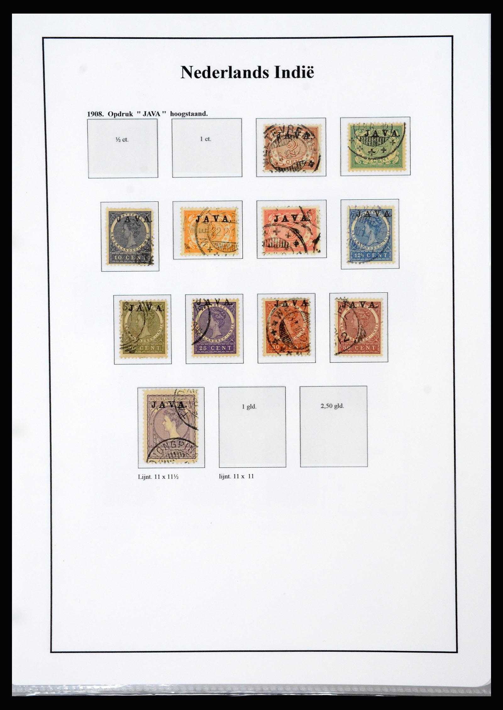 37247 008 - Postzegelverzameling 37247 Nederlands Indië 1864-1949.