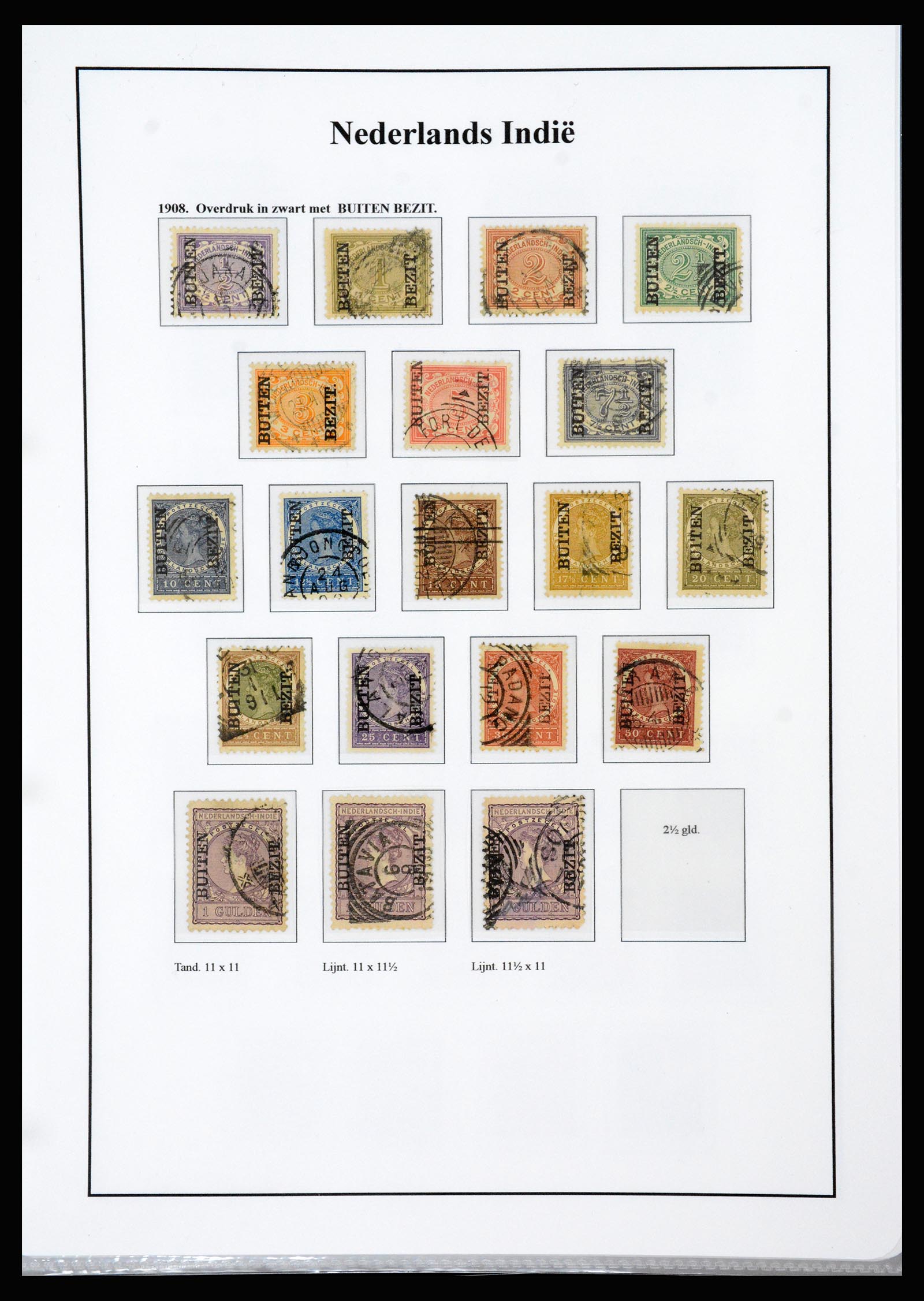 37247 009 - Postzegelverzameling 37247 Nederlands Indië 1864-1949.