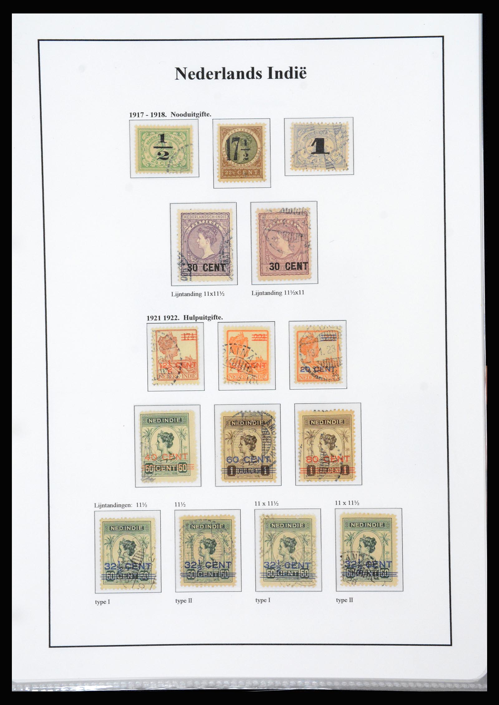 37247 012 - Postzegelverzameling 37247 Nederlands Indië 1864-1949.