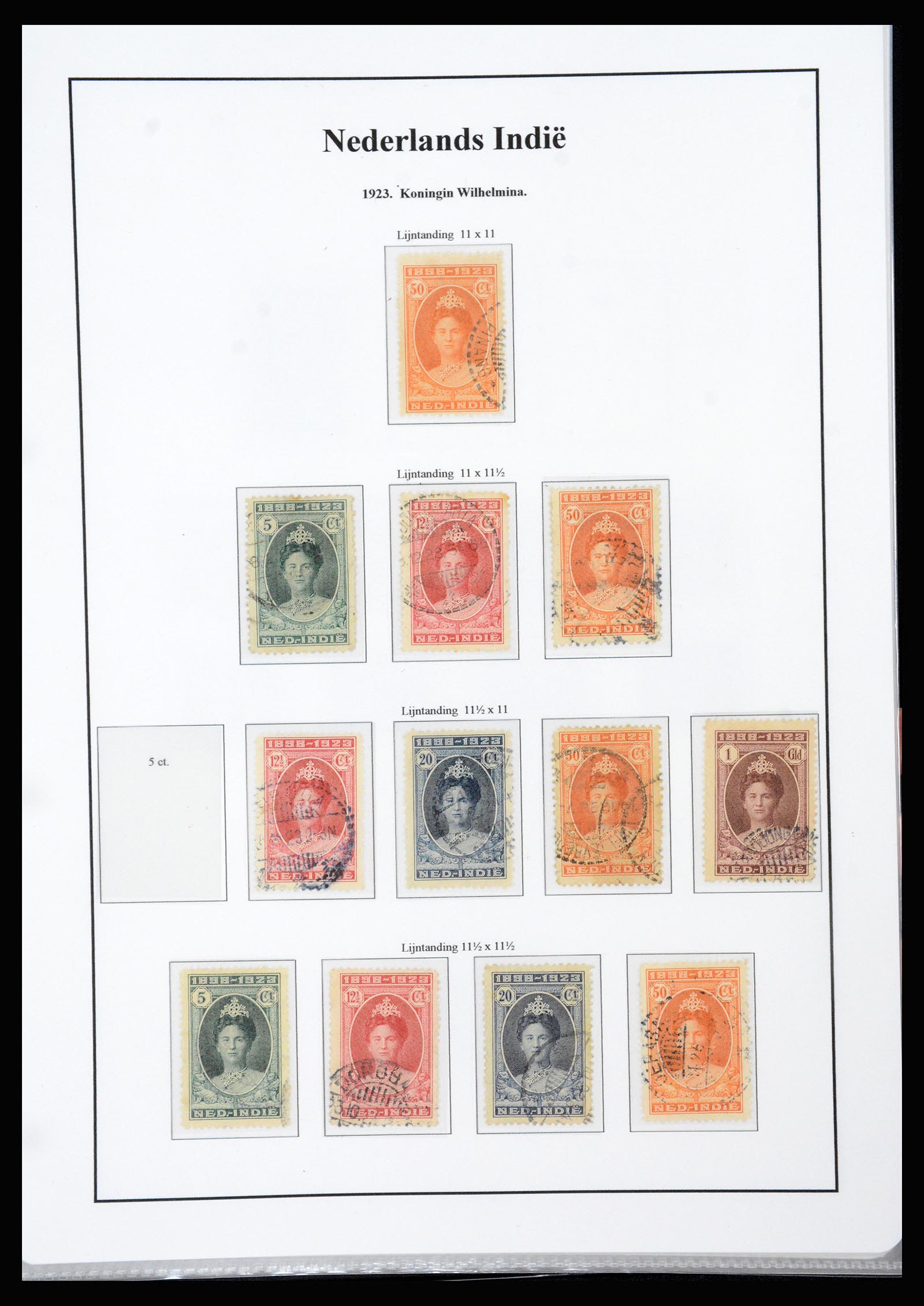 37247 013 - Postzegelverzameling 37247 Nederlands Indië 1864-1949.