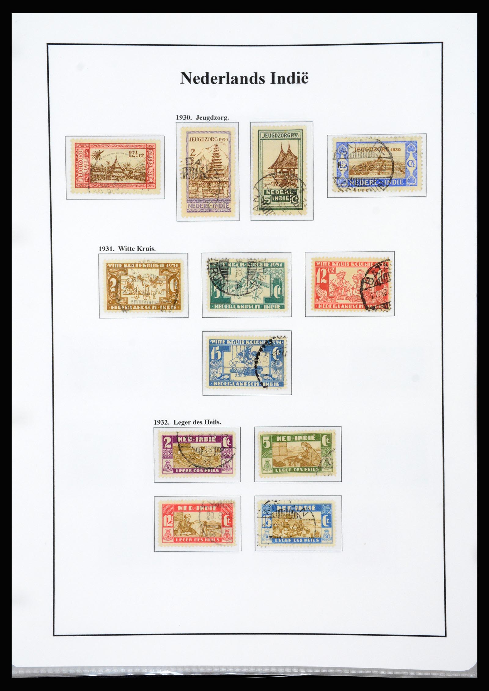 37247 015 - Postzegelverzameling 37247 Nederlands Indië 1864-1949.