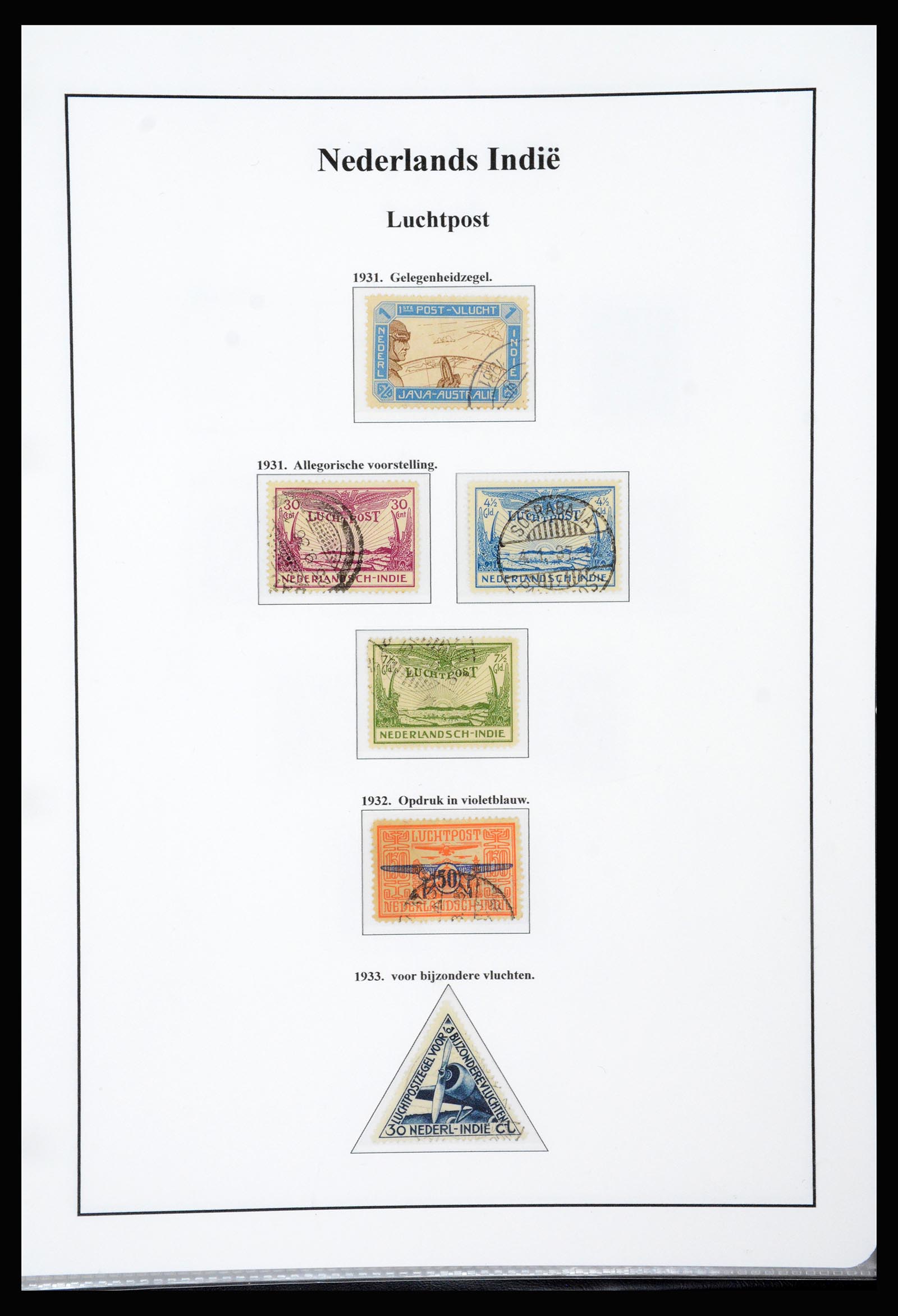 37247 029 - Postzegelverzameling 37247 Nederlands Indië 1864-1949.