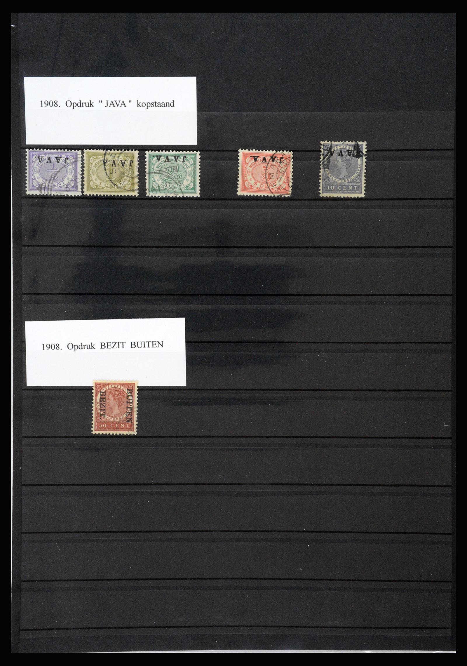 37247 038 - Stamp collection 37247 Dutch east Indies 1864-1949.