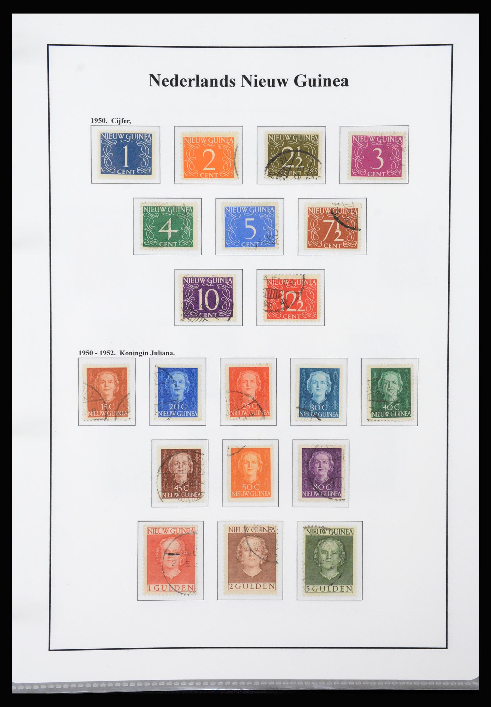 37247 039 - Postzegelverzameling 37247 Nederlands Indië 1864-1949.