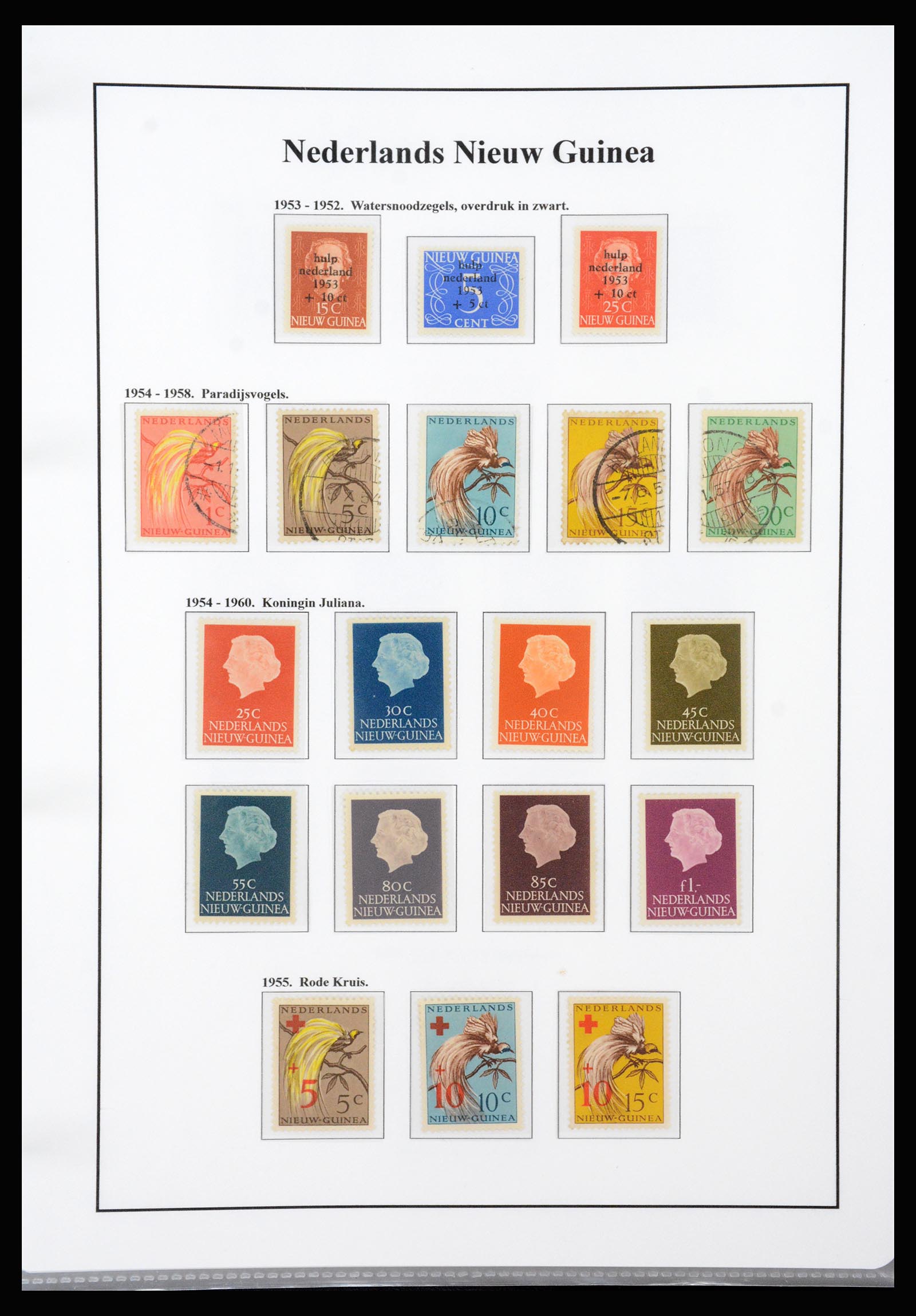 37247 040 - Postzegelverzameling 37247 Nederlands Indië 1864-1949.