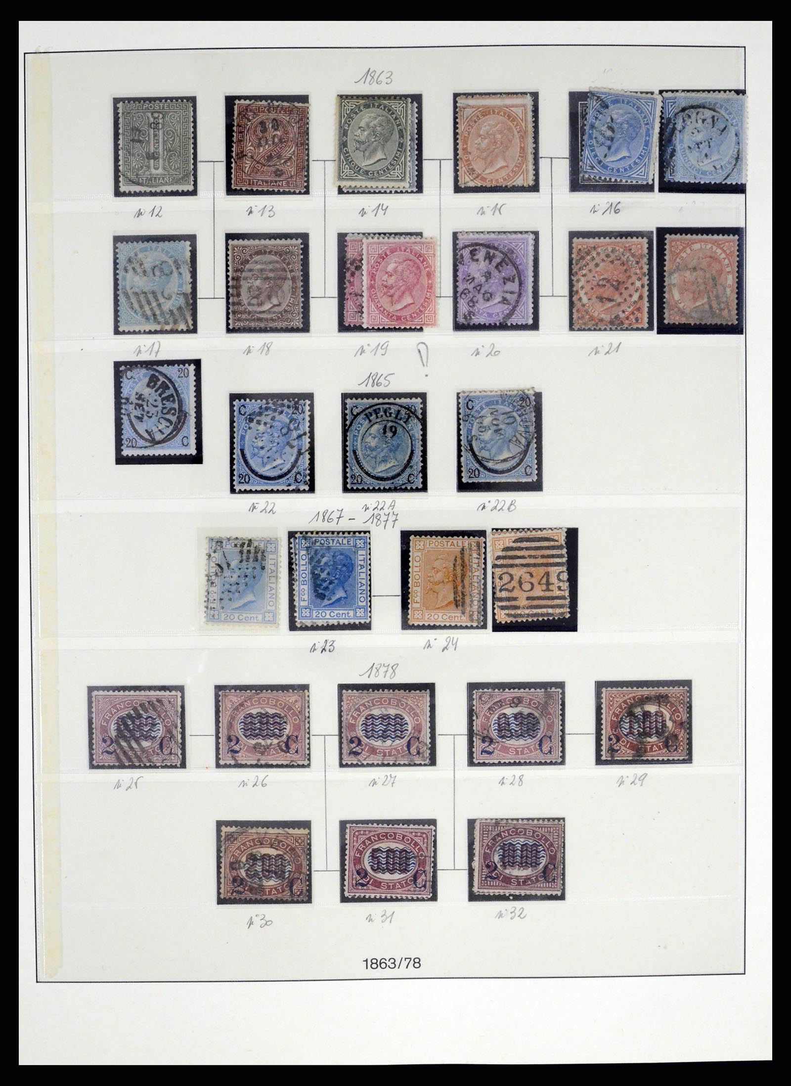 37250 003 - Postzegelverzameling 37250 Italië 1862-1961.