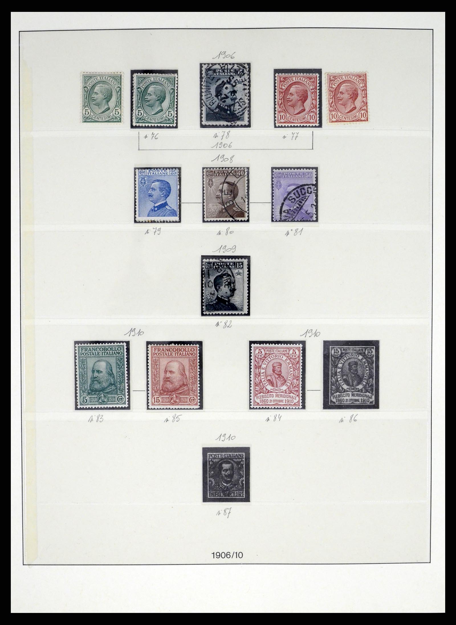 37250 008 - Postzegelverzameling 37250 Italië 1862-1961.
