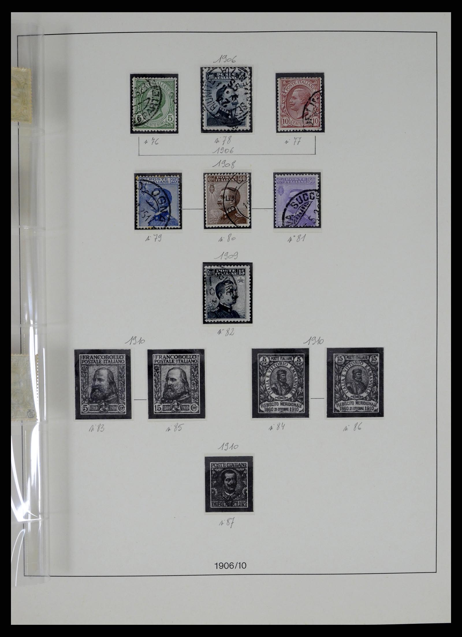 37250 009 - Postzegelverzameling 37250 Italië 1862-1961.