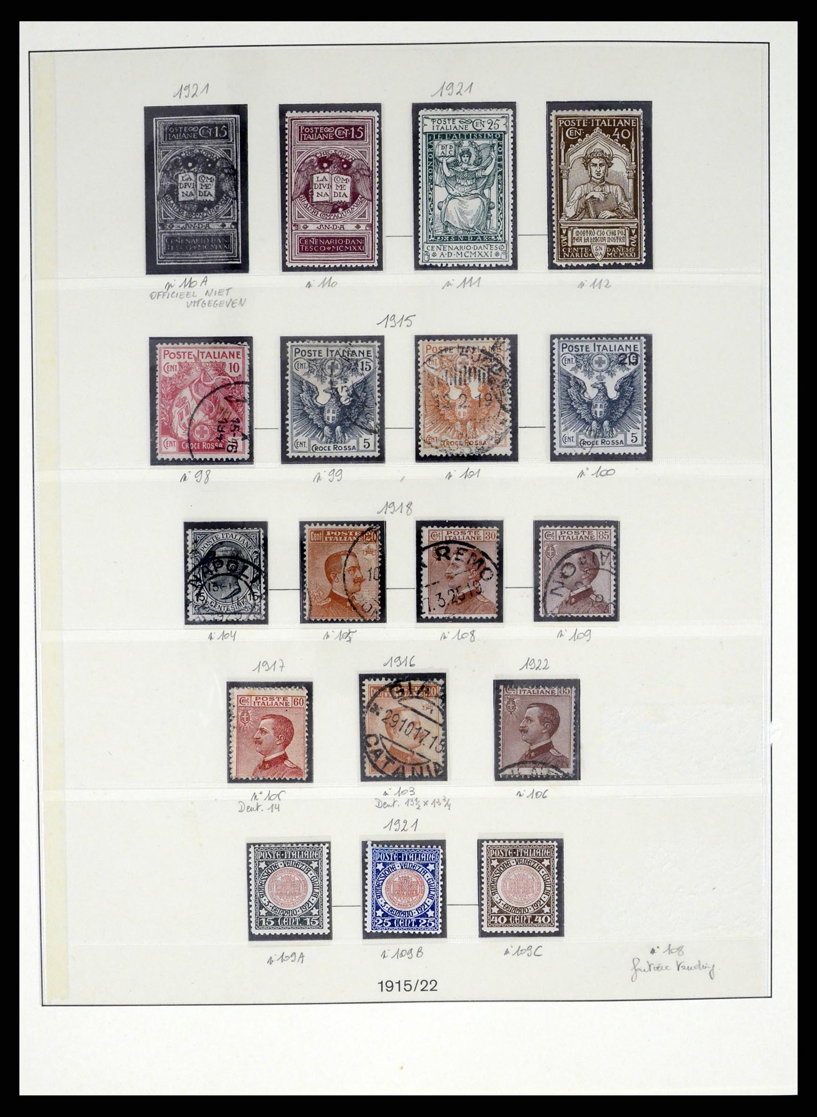 37250 012 - Postzegelverzameling 37250 Italië 1862-1961.