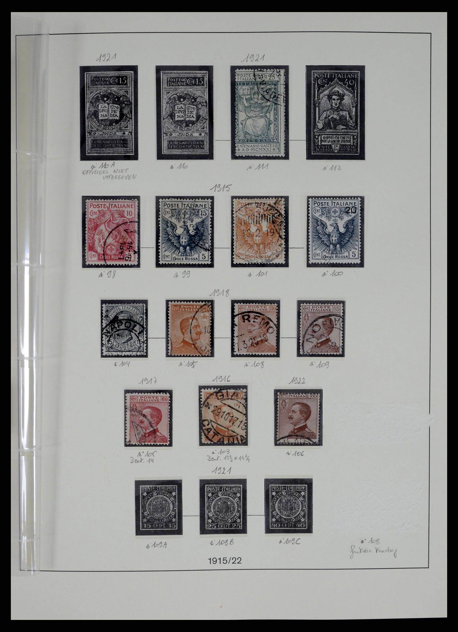 37250 013 - Postzegelverzameling 37250 Italië 1862-1961.