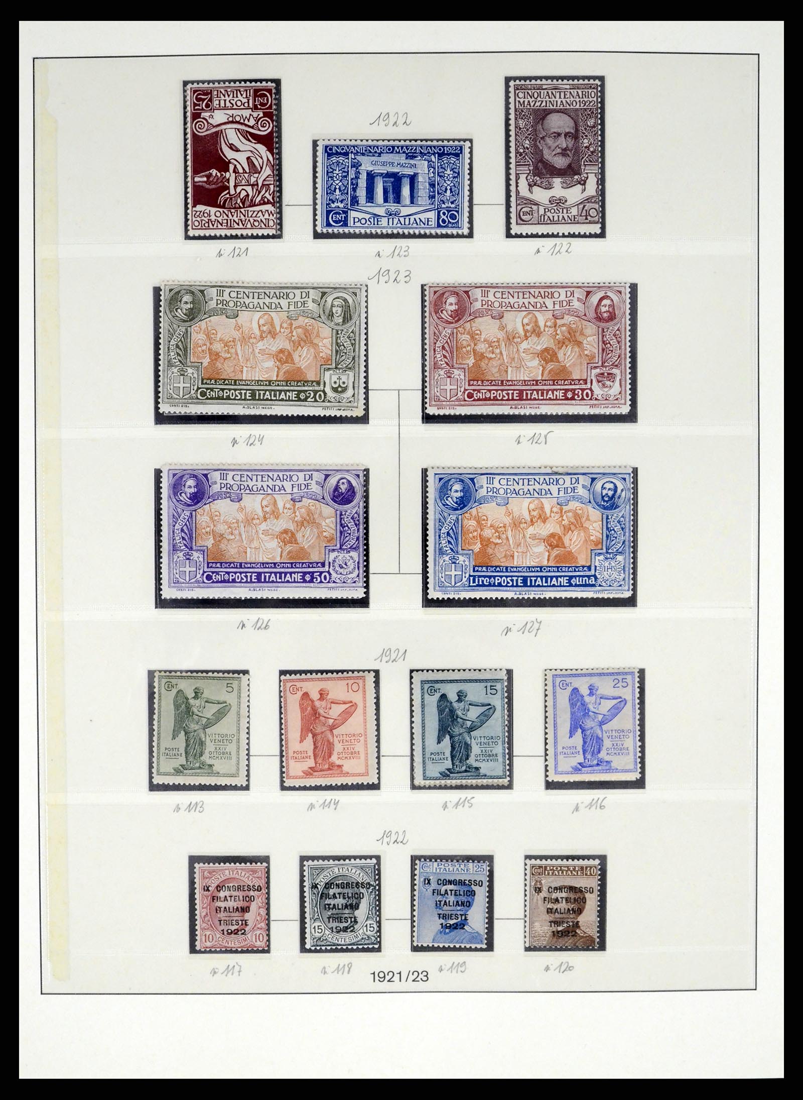 37250 014 - Postzegelverzameling 37250 Italië 1862-1961.