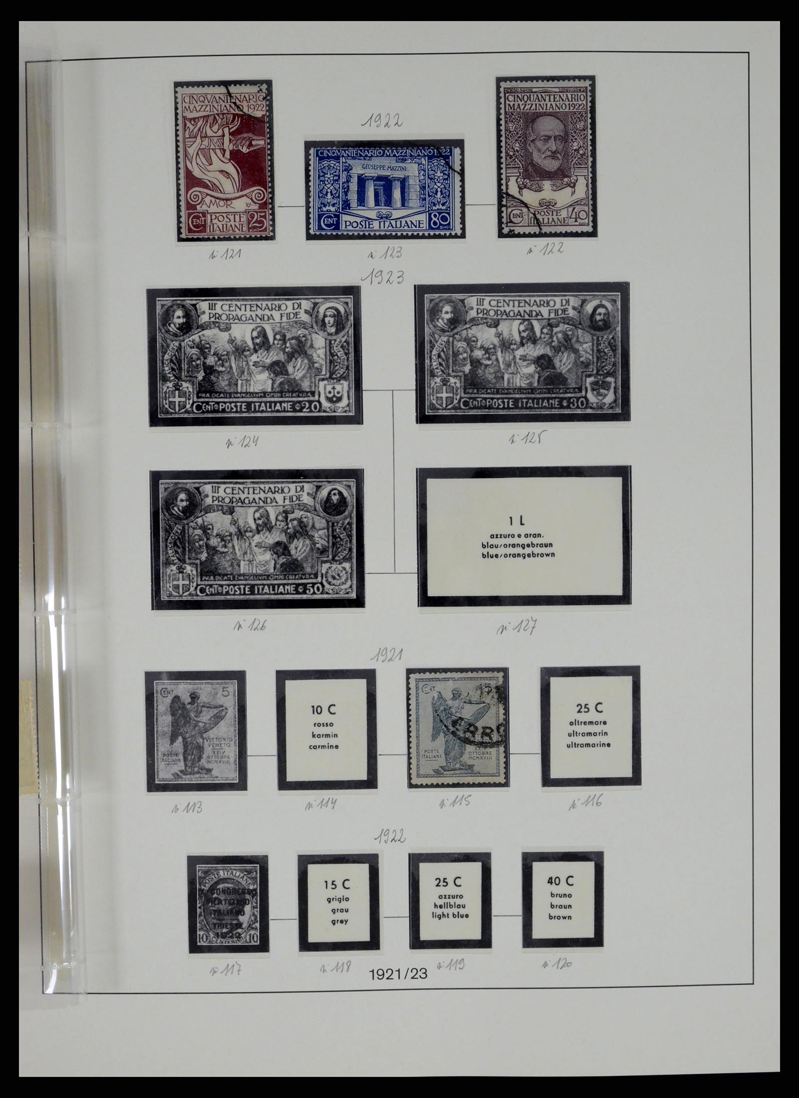 37250 015 - Postzegelverzameling 37250 Italië 1862-1961.