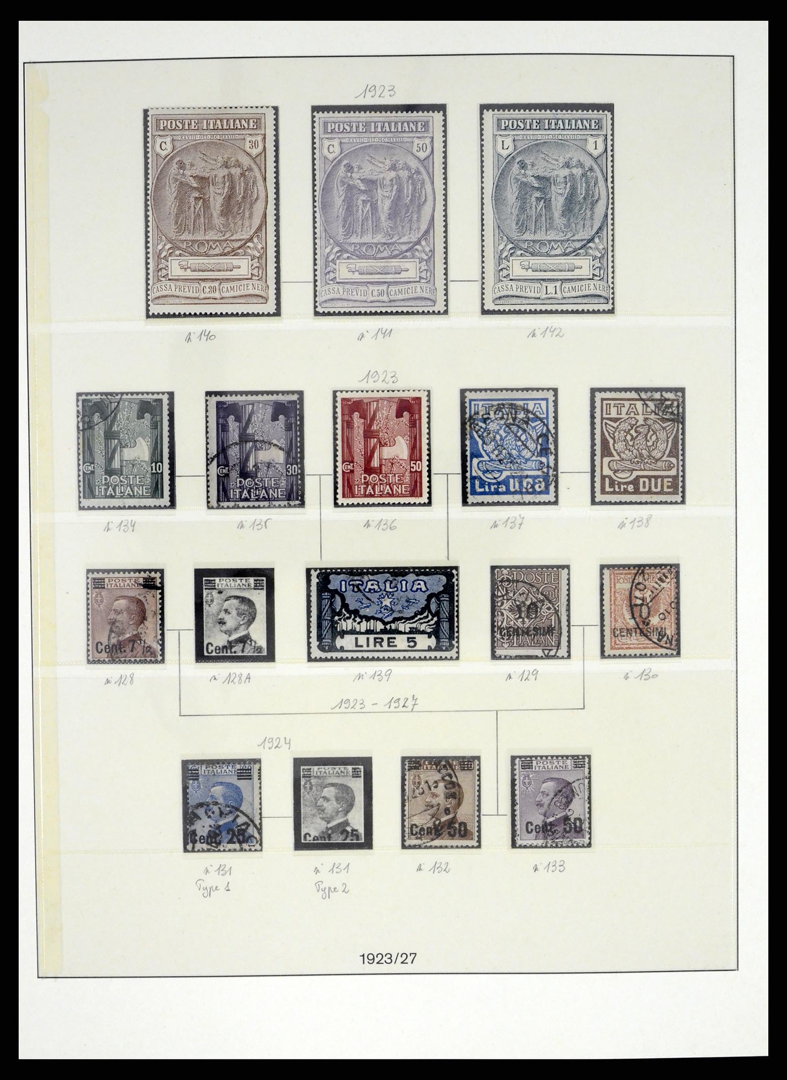 37250 018 - Postzegelverzameling 37250 Italië 1862-1961.