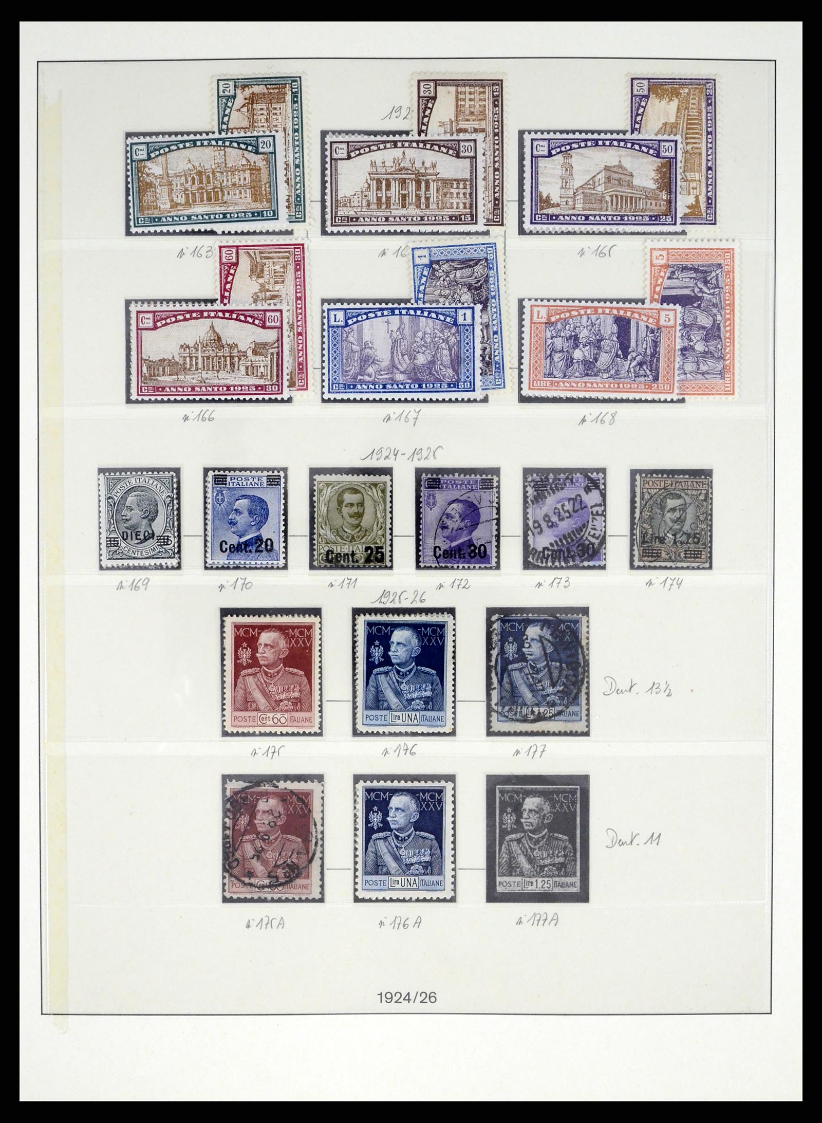 37250 022 - Stamp collection 37250 Italy 1862-1961.
