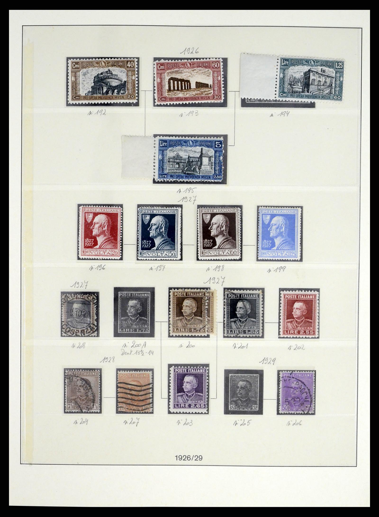 37250 027 - Postzegelverzameling 37250 Italië 1862-1961.