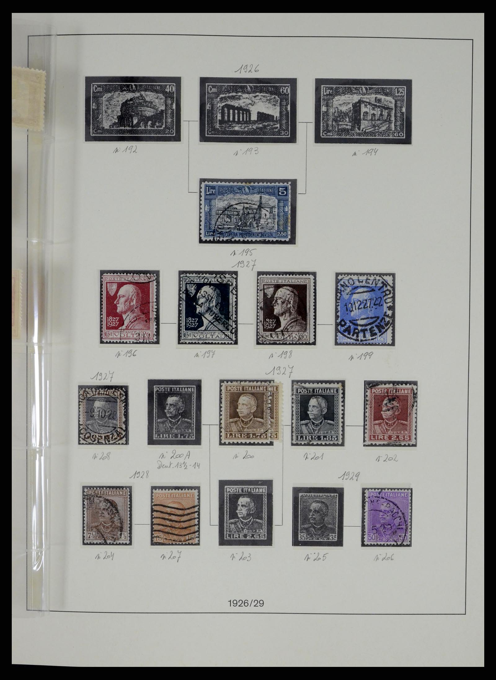 37250 028 - Postzegelverzameling 37250 Italië 1862-1961.