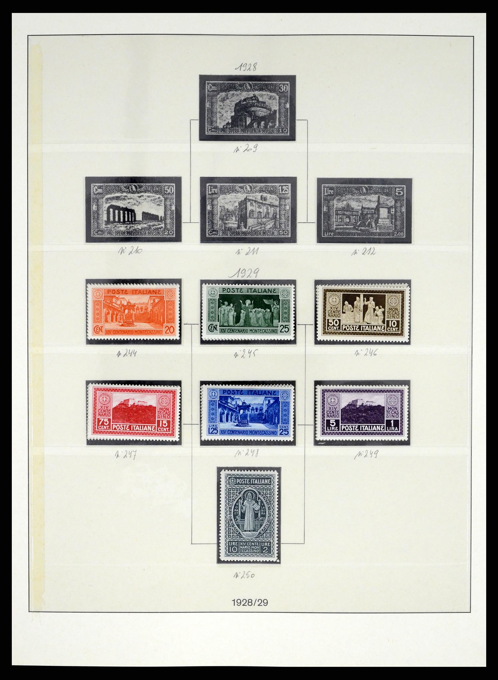37250 029 - Postzegelverzameling 37250 Italië 1862-1961.