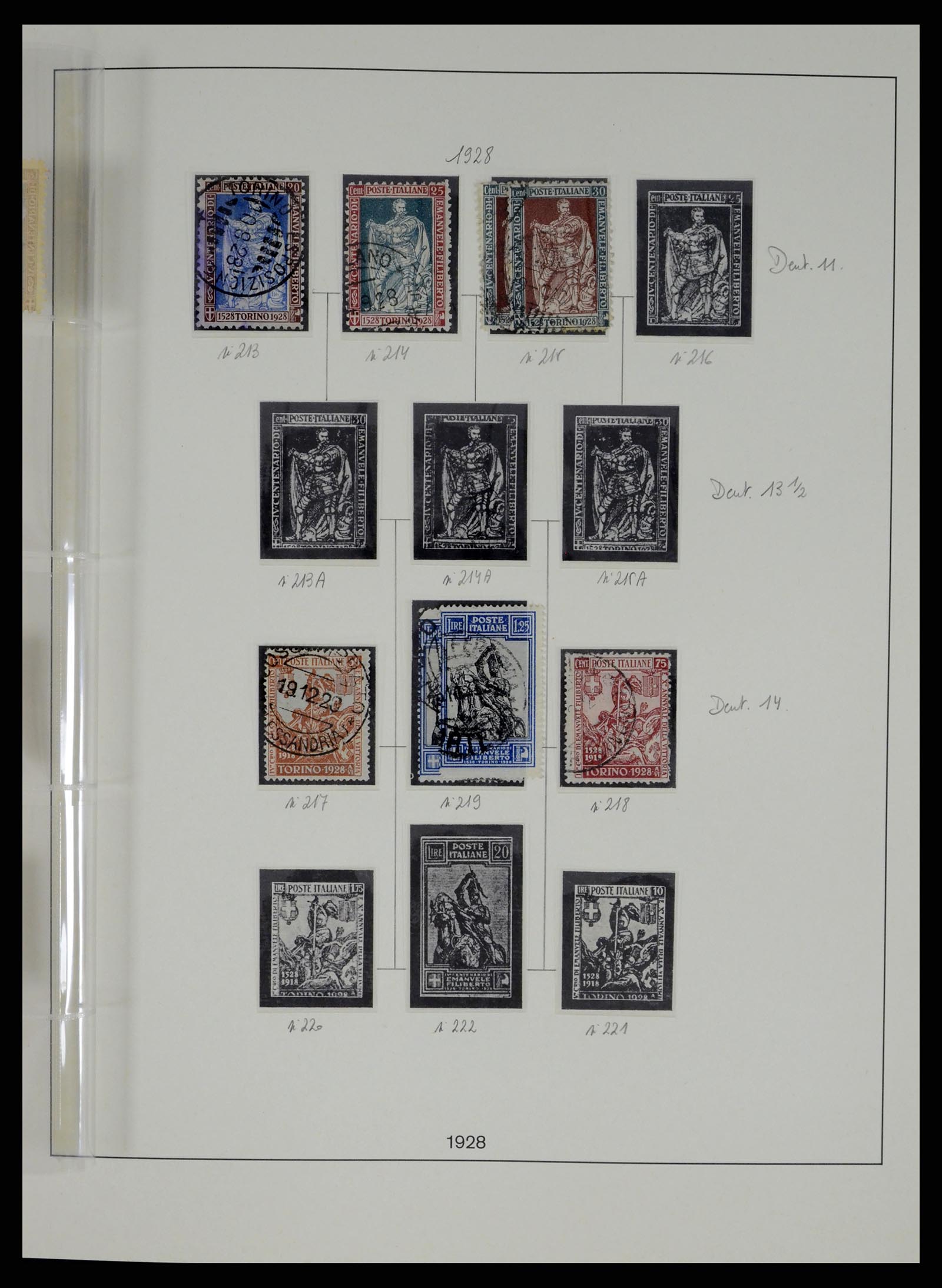 37250 032 - Stamp collection 37250 Italy 1862-1961.