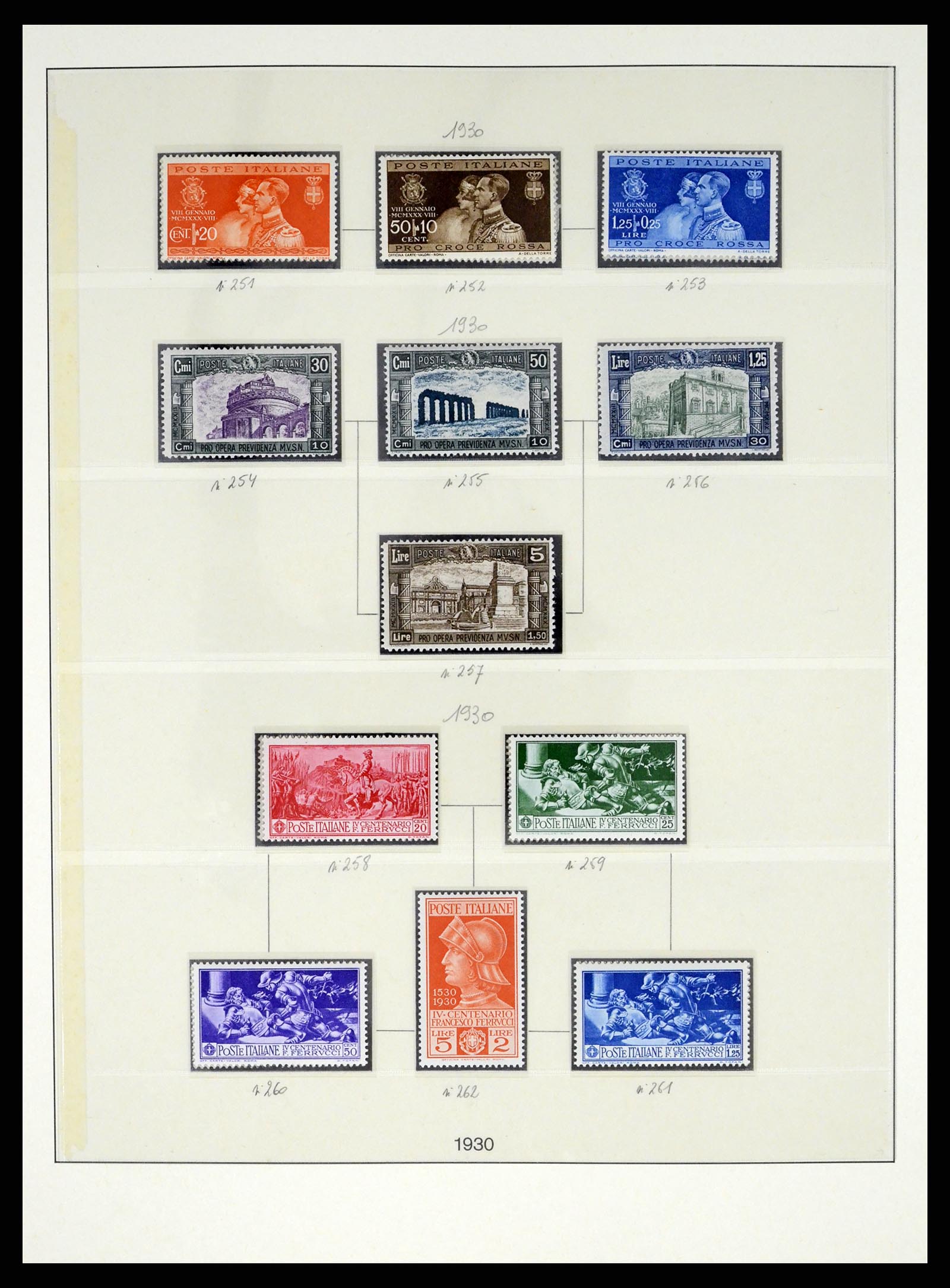 37250 035 - Postzegelverzameling 37250 Italië 1862-1961.