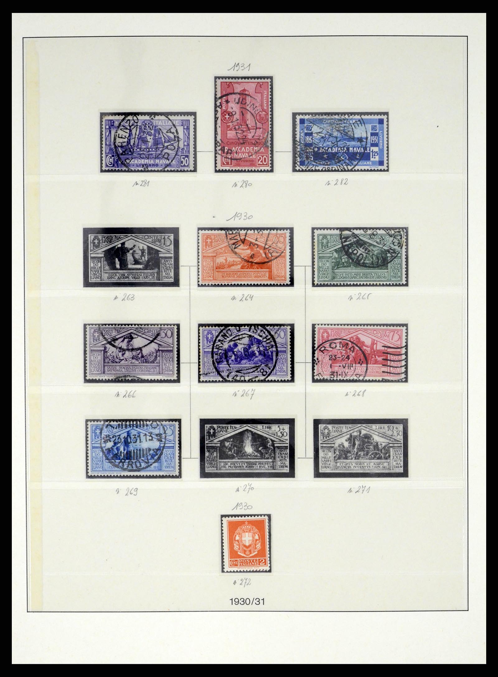 37250 037 - Postzegelverzameling 37250 Italië 1862-1961.