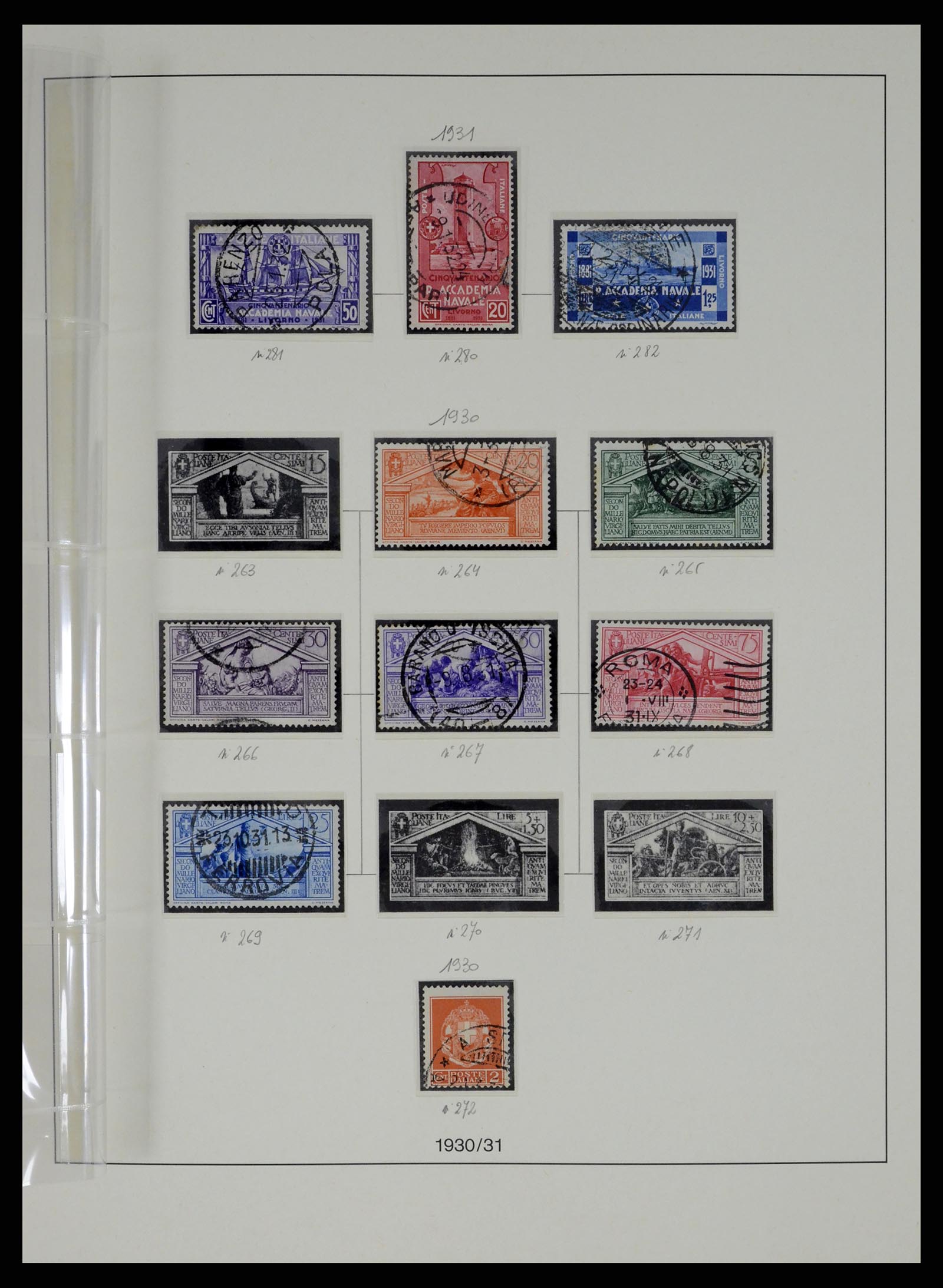 37250 038 - Stamp collection 37250 Italy 1862-1961.