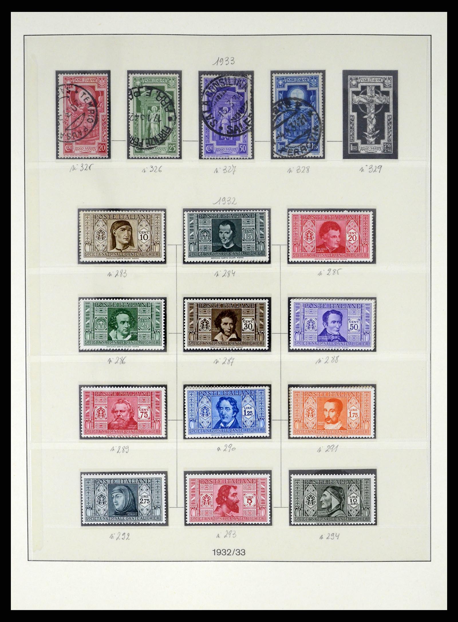 37250 041 - Postzegelverzameling 37250 Italië 1862-1961.