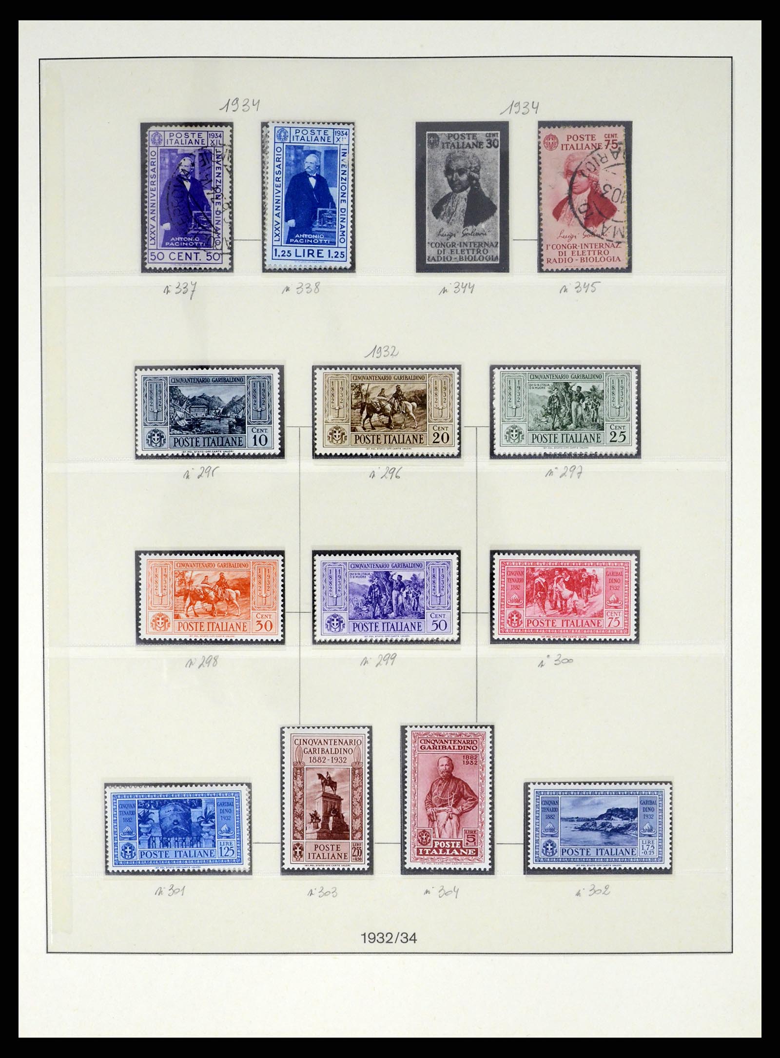 37250 043 - Stamp collection 37250 Italy 1862-1961.