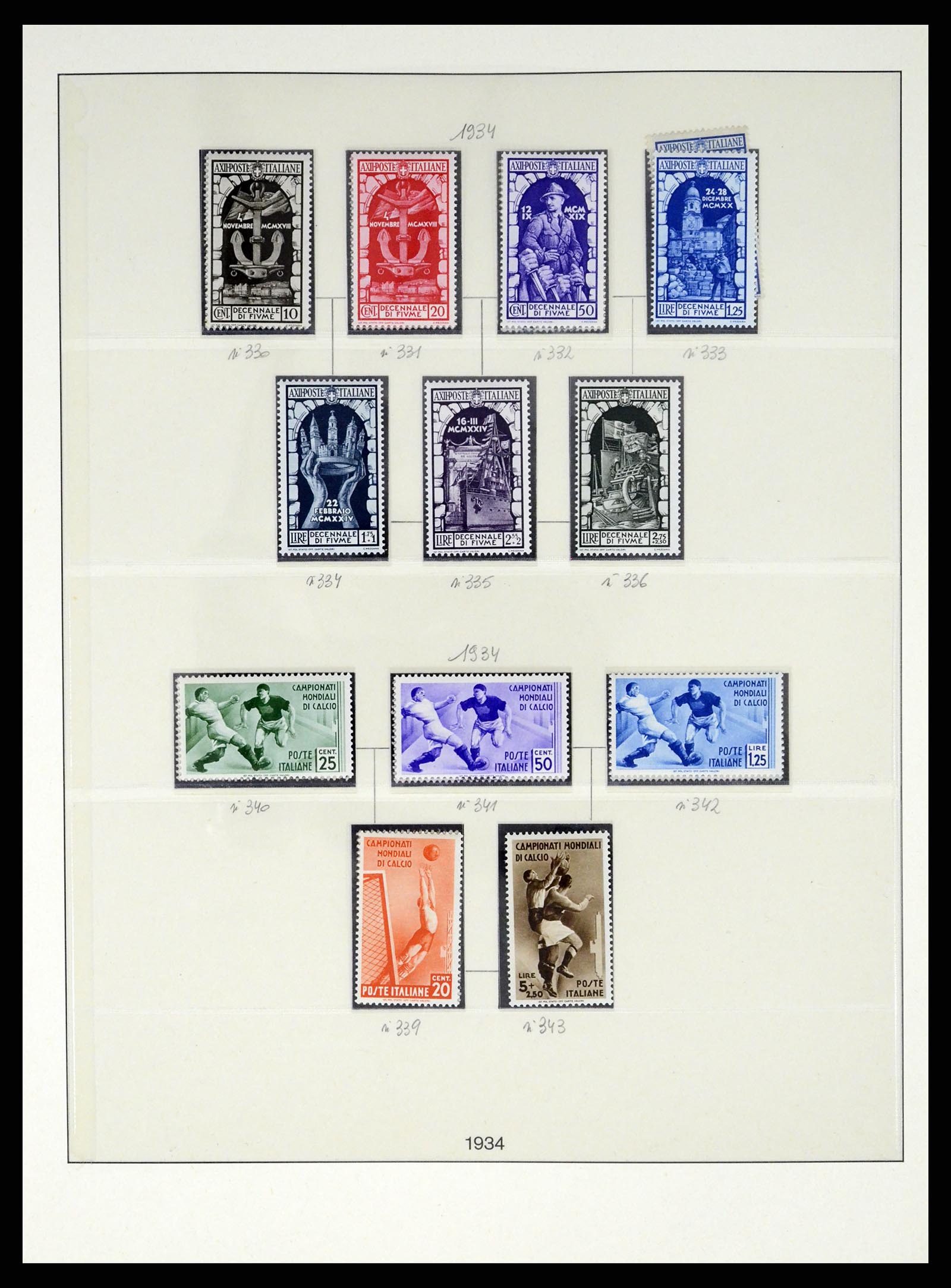 37250 047 - Stamp collection 37250 Italy 1862-1961.