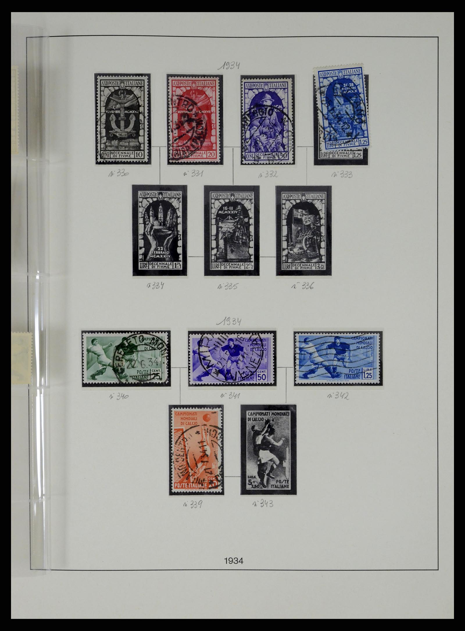 37250 048 - Stamp collection 37250 Italy 1862-1961.