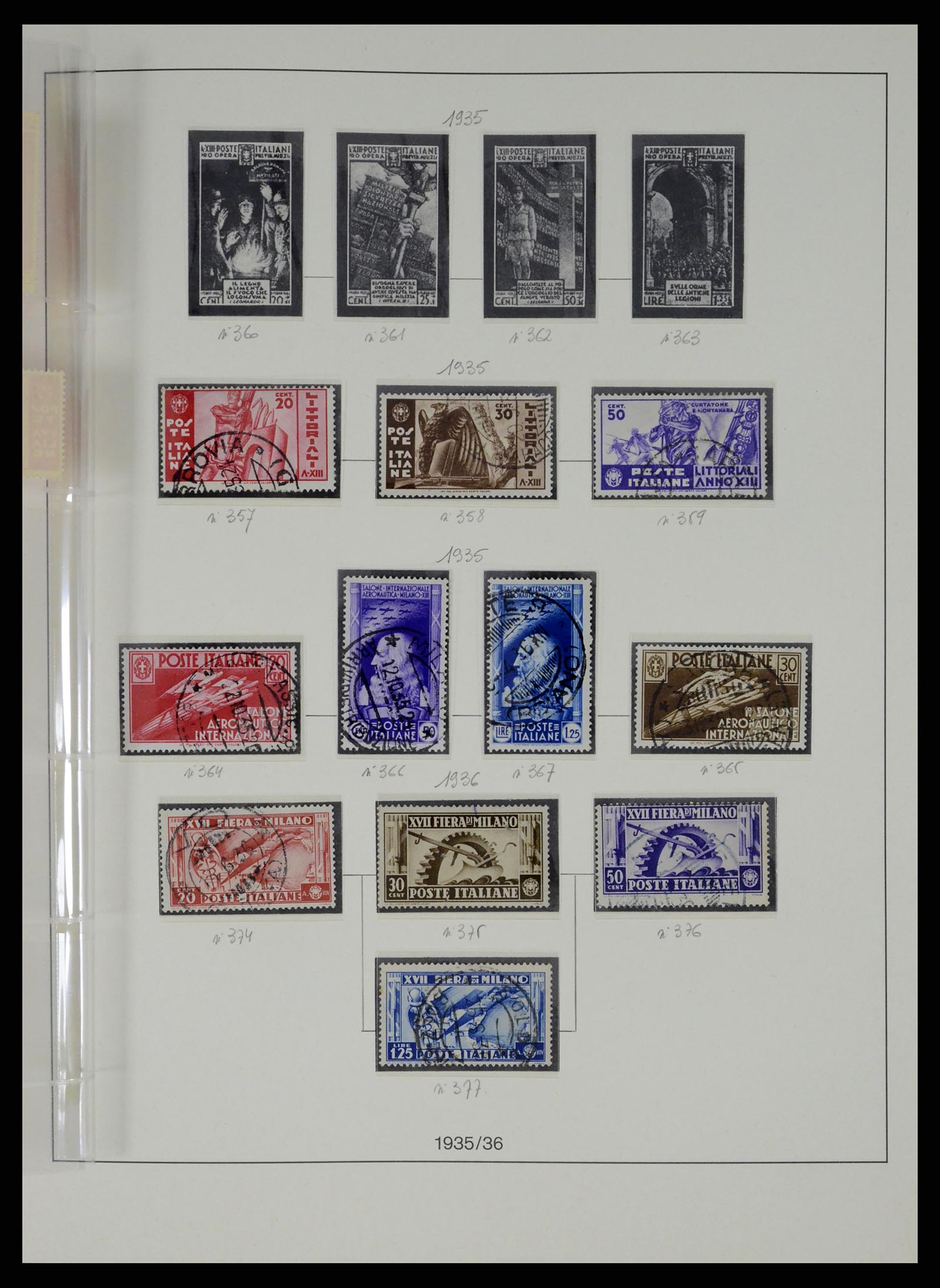 37250 052 - Stamp collection 37250 Italy 1862-1961.
