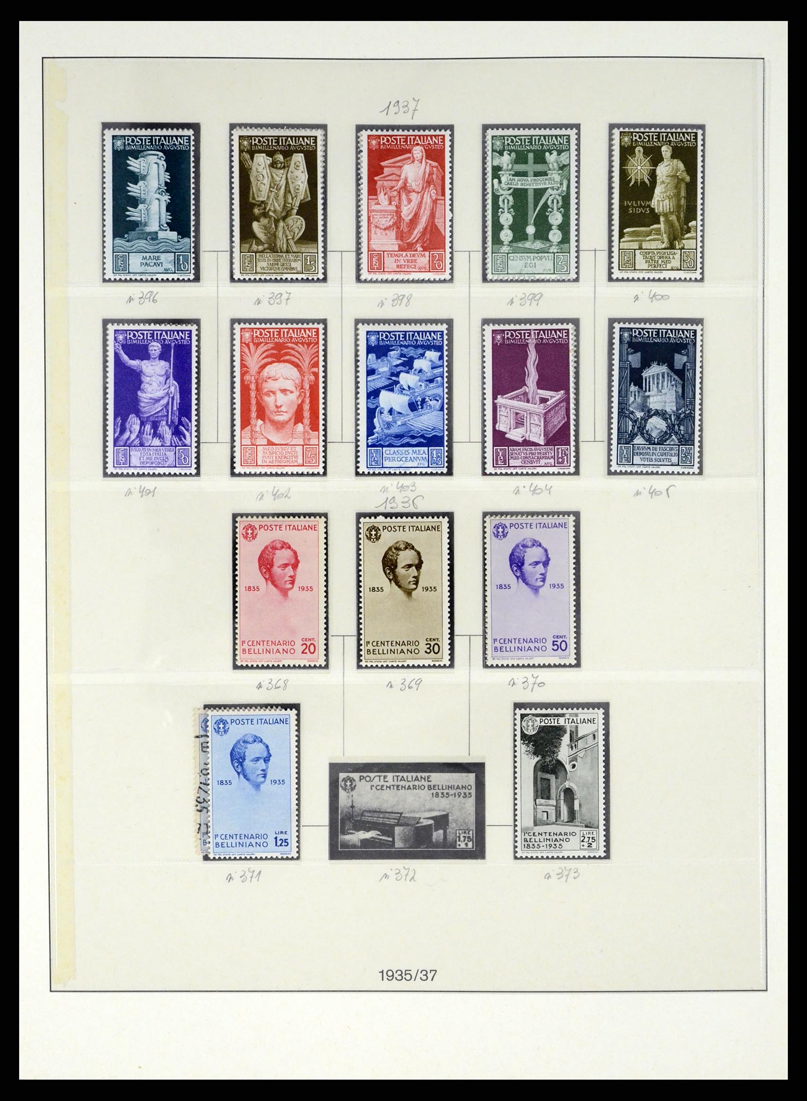 37250 053 - Postzegelverzameling 37250 Italië 1862-1961.