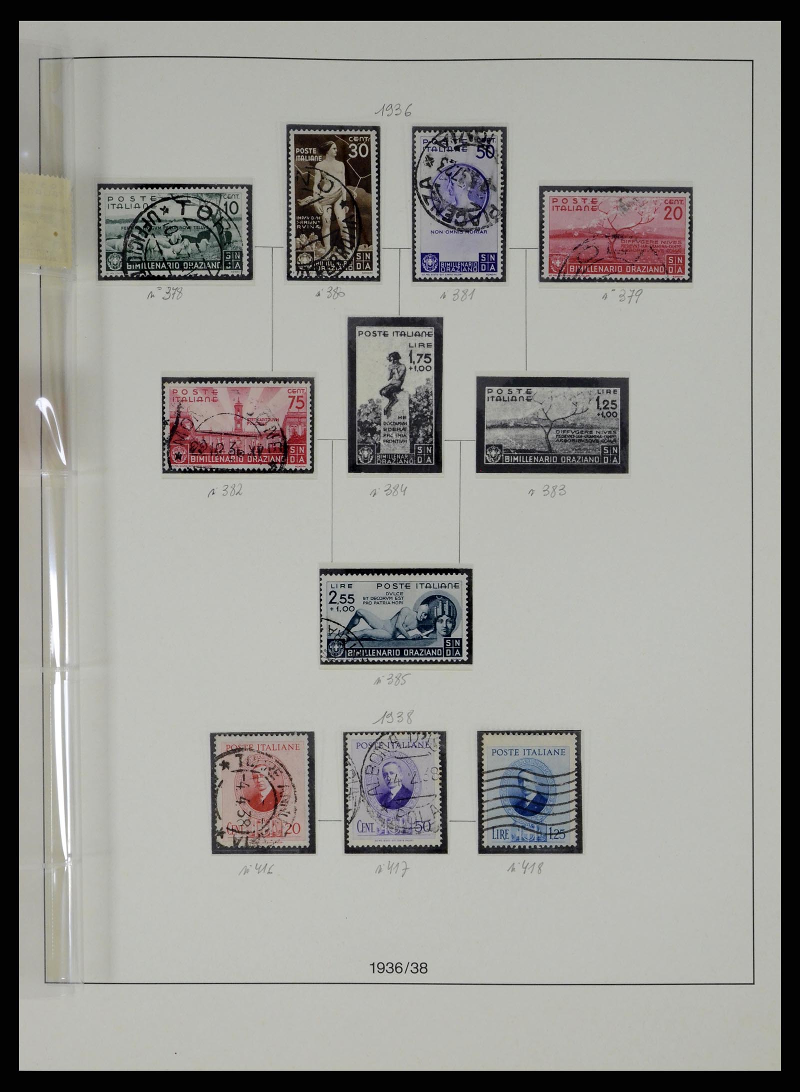37250 056 - Postzegelverzameling 37250 Italië 1862-1961.